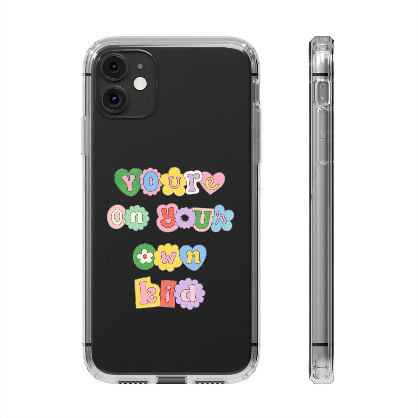 "You're on Your Own, Kid" Taylor Swift Midnights "Patch" Clear PhoneCases (Iphone & Samsung)