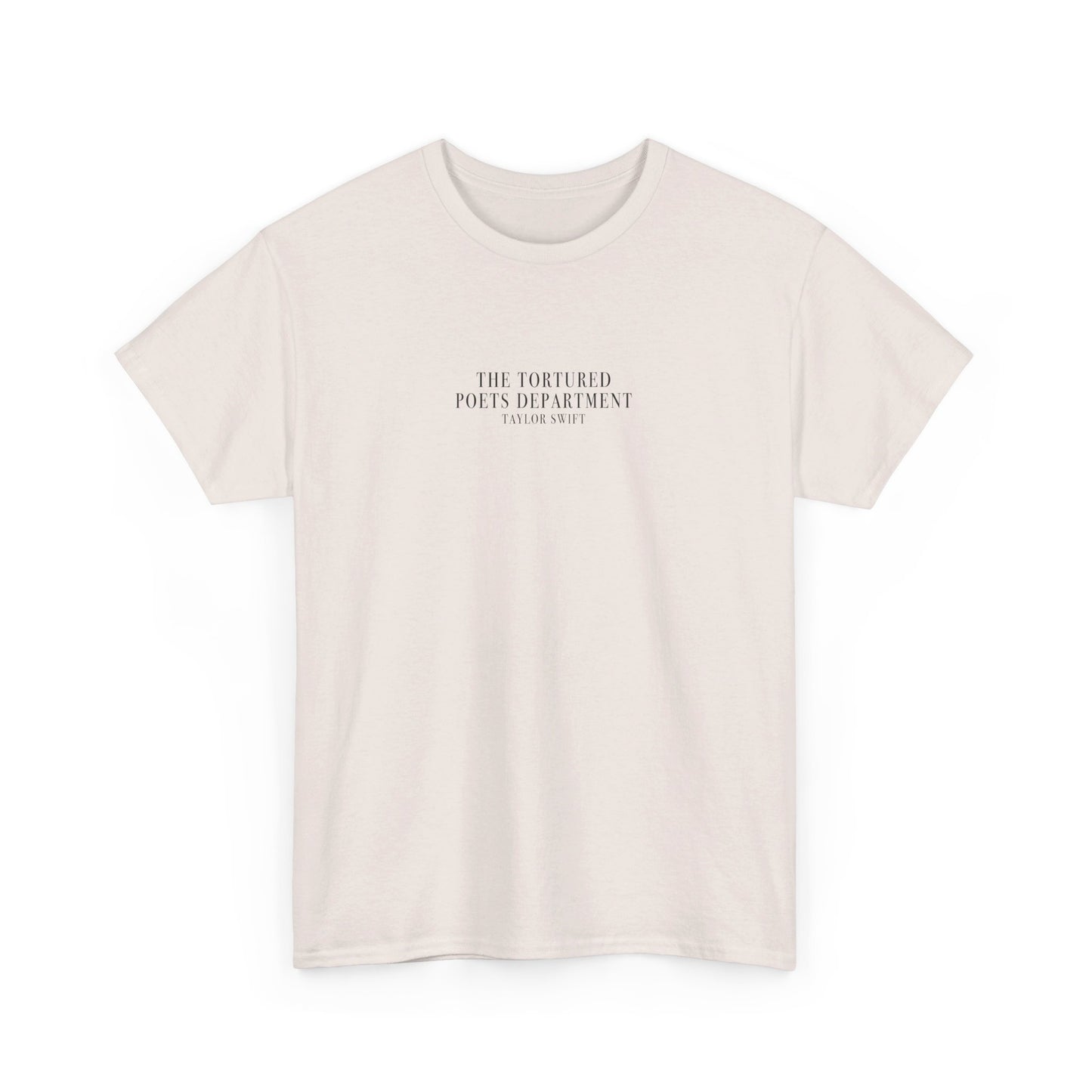 BASIC "The Tortured Poets Department Taylor Swift" (TS, The Tortured Poets Department, Basic Tee, Unisex Heavy Cotton Tee)