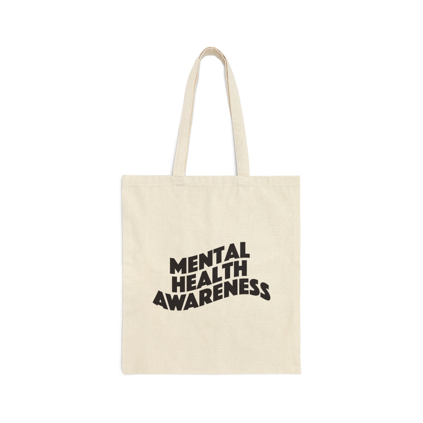 Everyone Deserves To Have A Happy Brain Canvas Tote Bag | Mental Health Awareness | Cotton Canvas Tote Bag