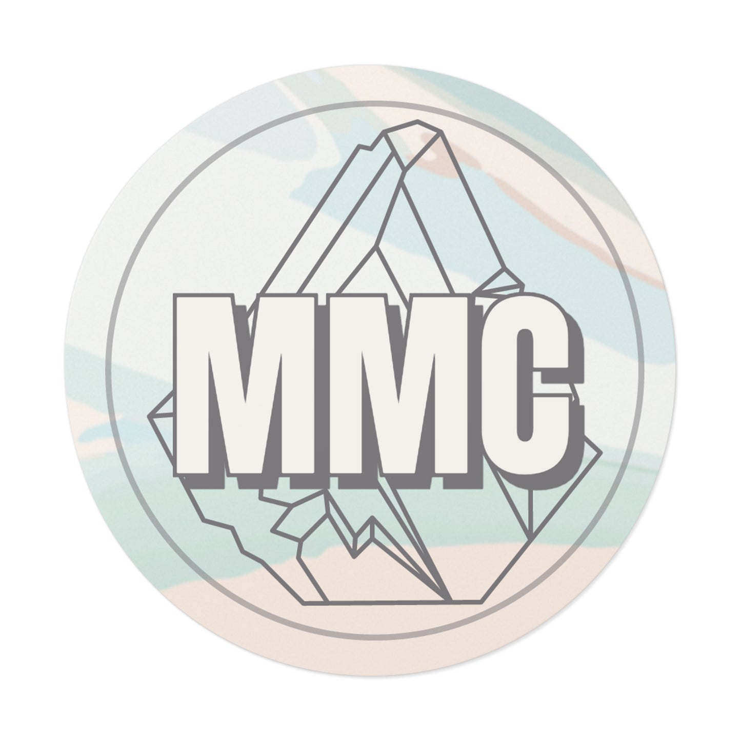 "MMC" makaylamadecreations Logo Round Vinyl Stickers