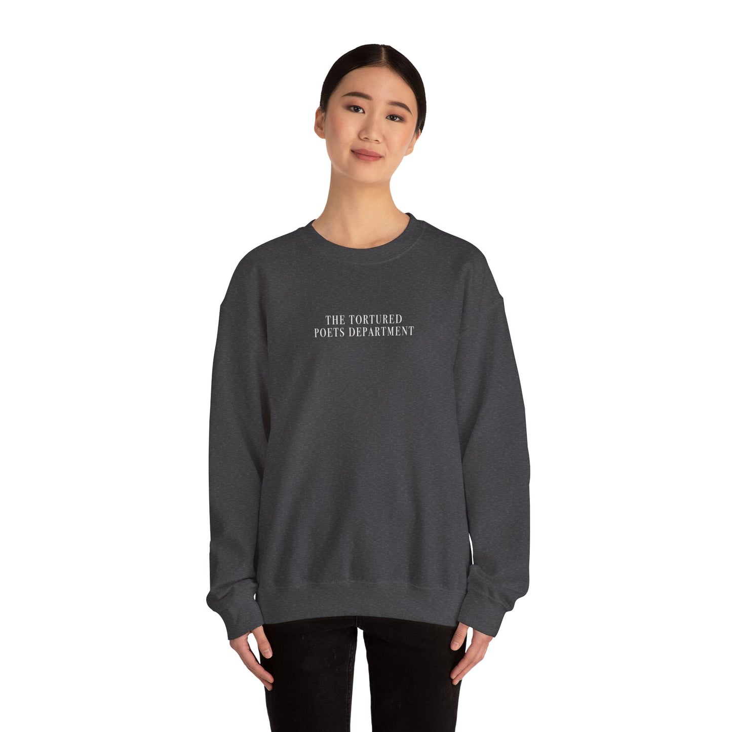 The Tortured Poets Department TS New Album Unisex Heavy Blend™ Crewneck Sweatshirt (TS 11)