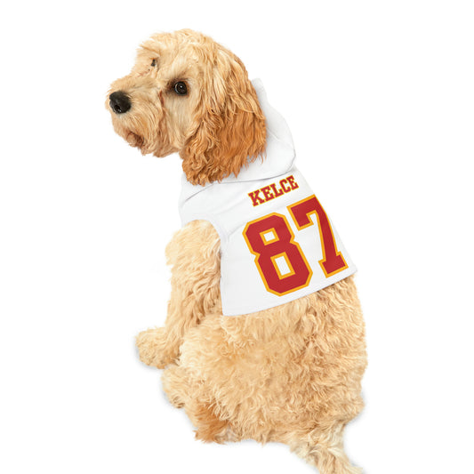 Kansas City Chiefs Kelce 87 Pet Hoodie