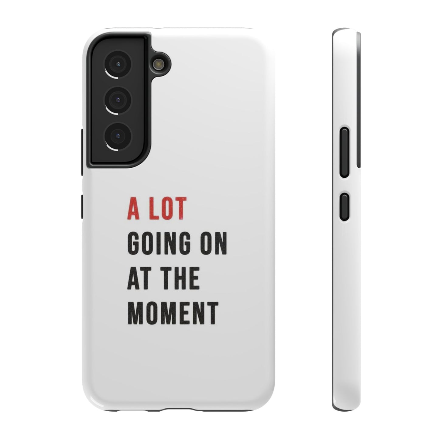 "A LOT GOING ON AT THE MOMENT" Taylor Swift Red Era Impact-Resistant Phone Cases (Iphone & Samsung)