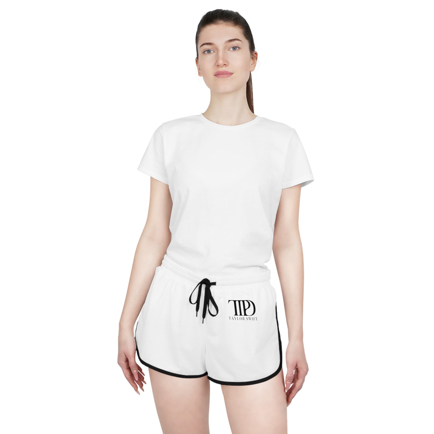 TTPD Shorts The Tortured Poets Department Logo (TS TTPD, TS 11) Women's Relaxed Shorts (AOP)