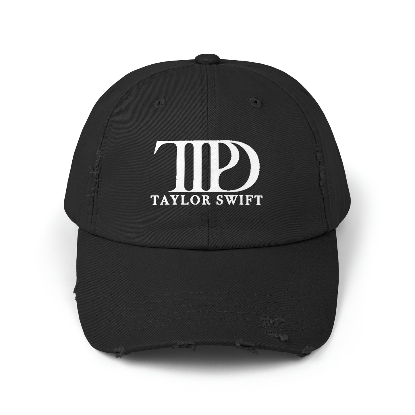 TTPD Taylor Swift Distressed Hat (The Tortured Poets Department, TS 11, Unisex Distressed Cap)