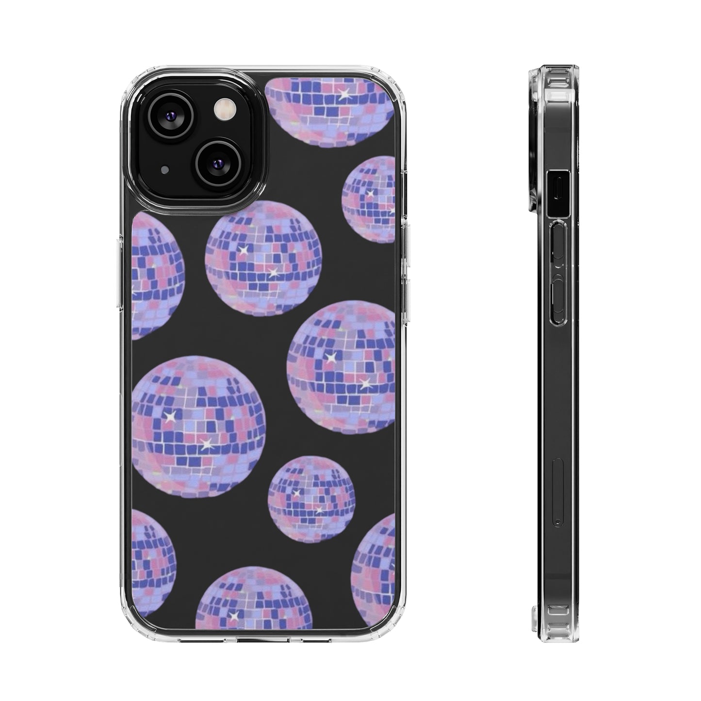 Taylor Swift Purple "Mirrorball" Folklore Inspired Clear Phone Cases (Iphone & Samsung)