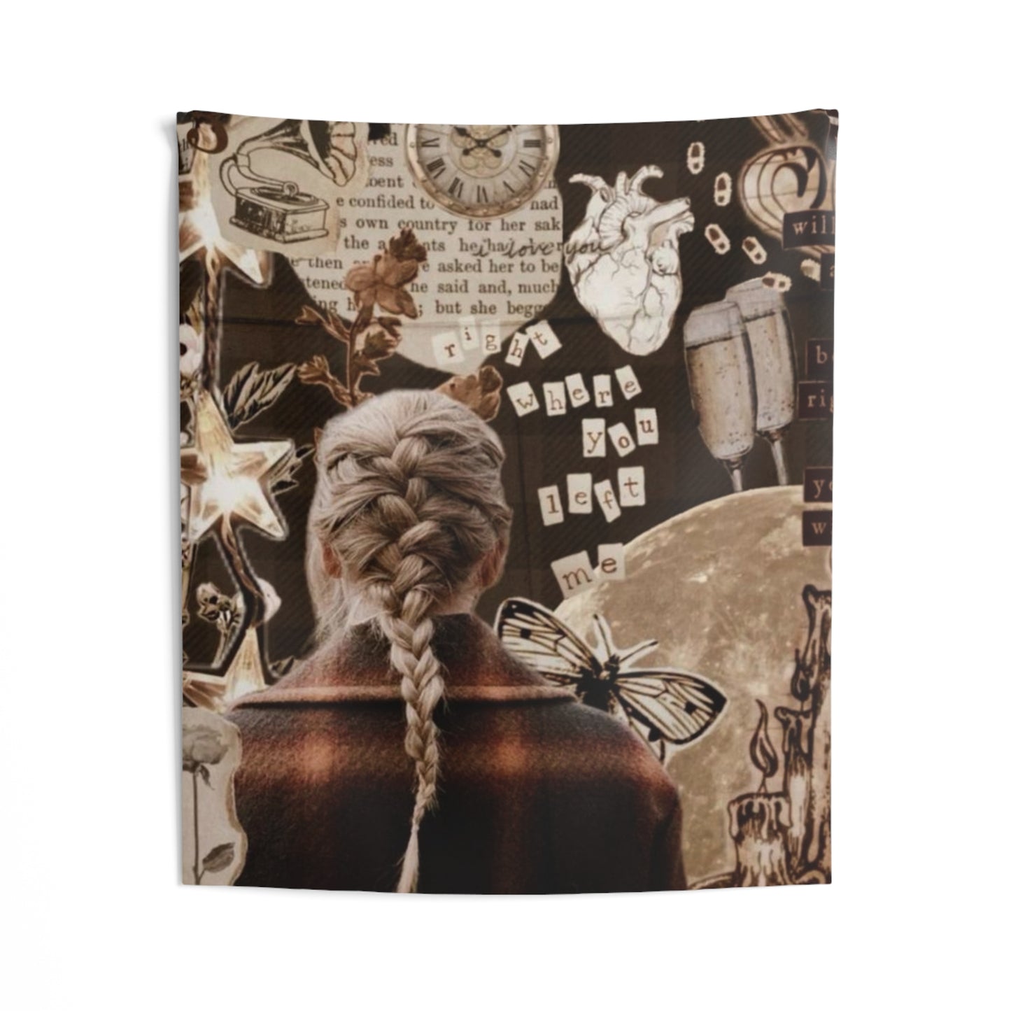 Brown Evermore Fall/Autumn Taylor Swift Tapestry