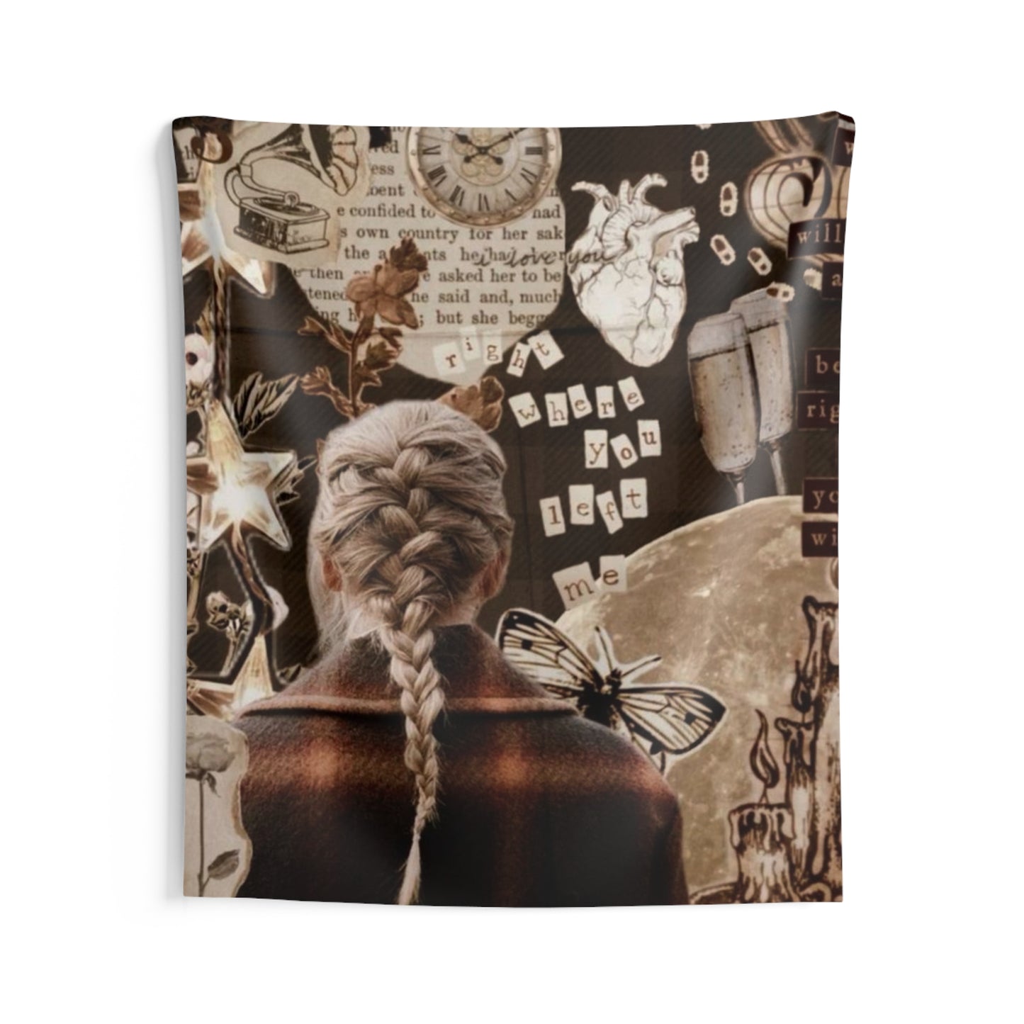 Brown Evermore Fall/Autumn Taylor Swift Tapestry