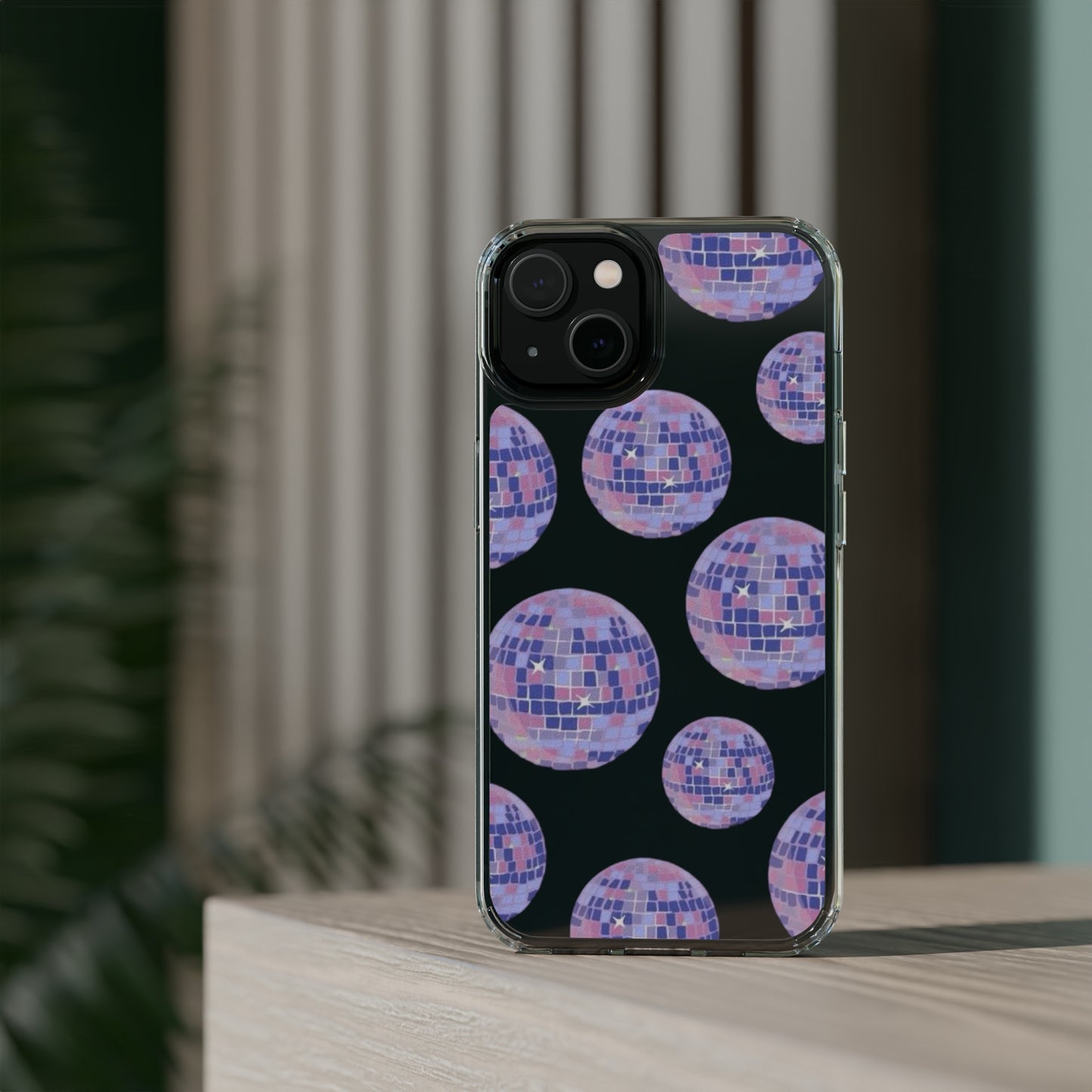 Taylor Swift Purple "Mirrorball" Folklore Inspired Clear Phone Cases (Iphone & Samsung)