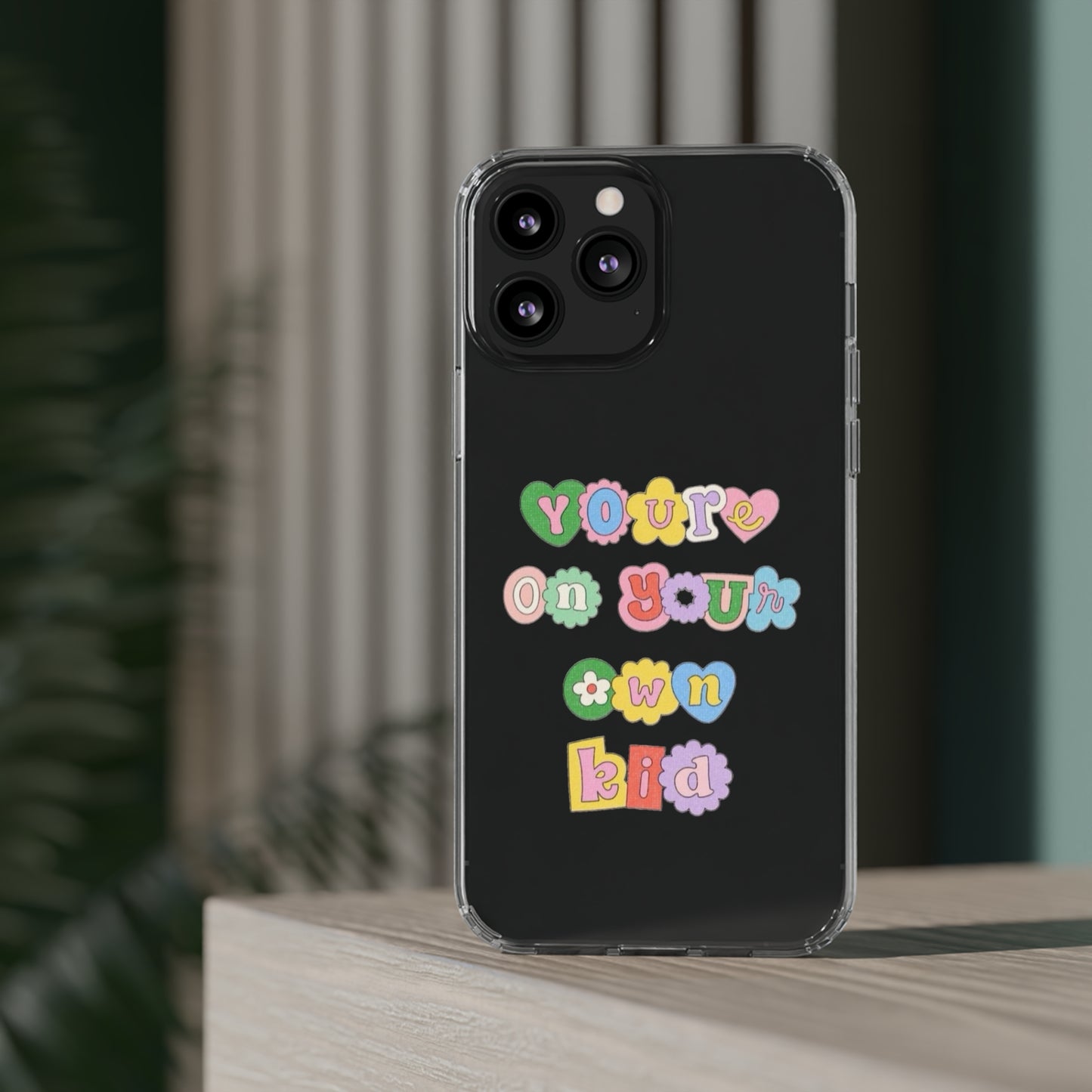 "You're on Your Own, Kid" Taylor Swift Midnights "Patch" Clear PhoneCases (Iphone & Samsung)