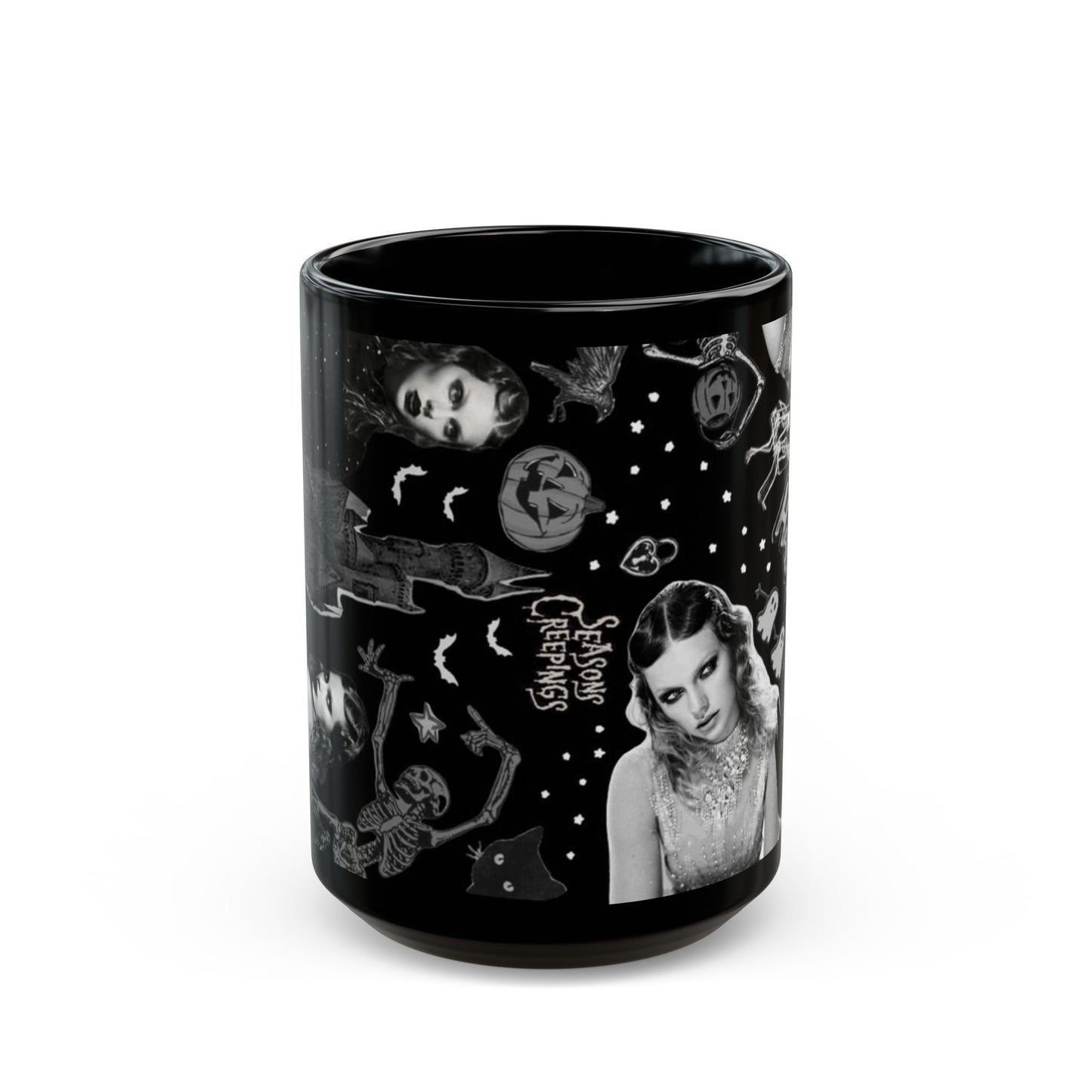 Black Taylor Swift Halloween Mug (11oz, 15oz)