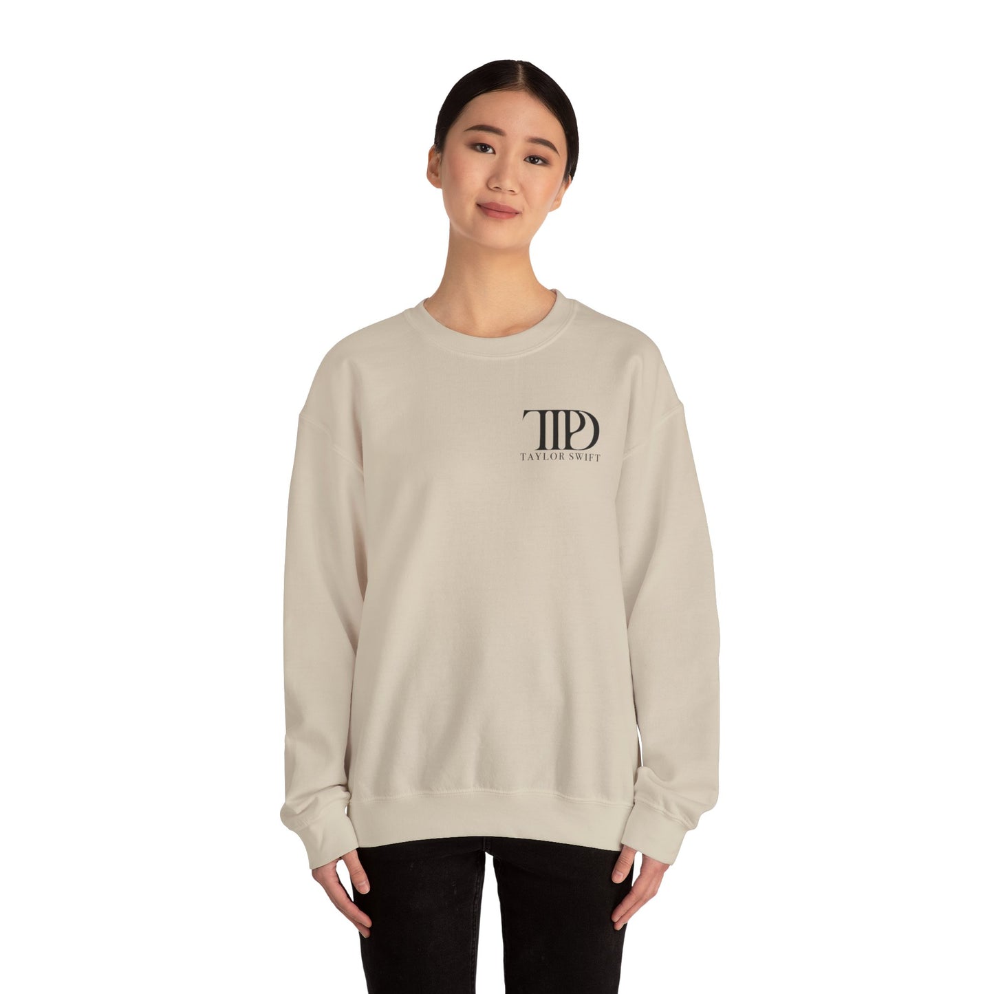 "YOU DON'T GET TO TELL ME ABOUT SAD" TTPD 'The Bolter' Variant Crewneck (TS, The Tortured Poets Department, Unisex Heavy Blend™ Crewneck Sweatshirt)