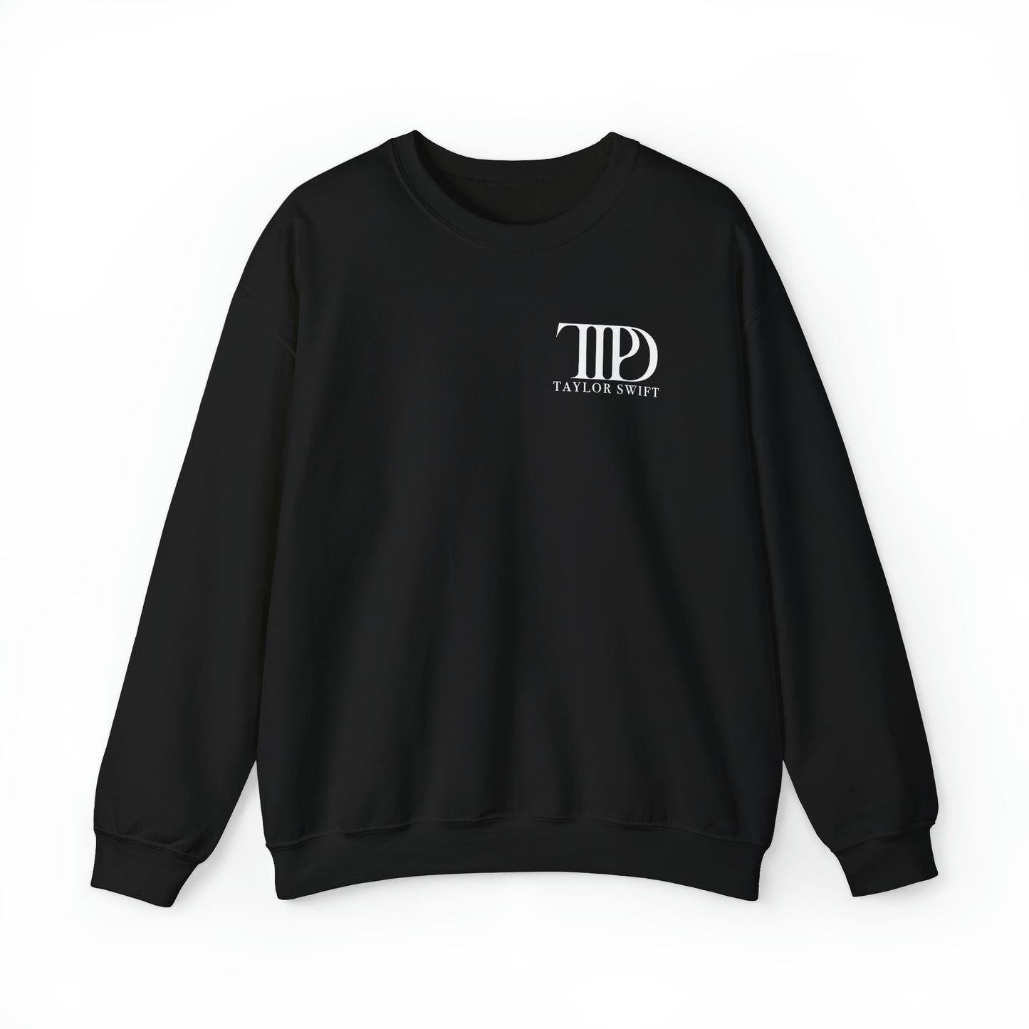 "OLD HABITS DIE SCREAMING" TTPD 'The Black Dog' Variant Crewneck (TS, The Tortured Poets Department, Unisex Heavy Blend™ Crewneck Sweatshirt)