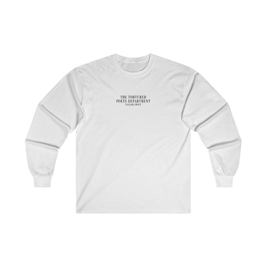 BASIC "The Tortured Poets Department Taylor Swift" Long Sleeve (TS, The Tortured Poets Department, Basic, Unisex Ultra Cotton Long Sleeve Tee)