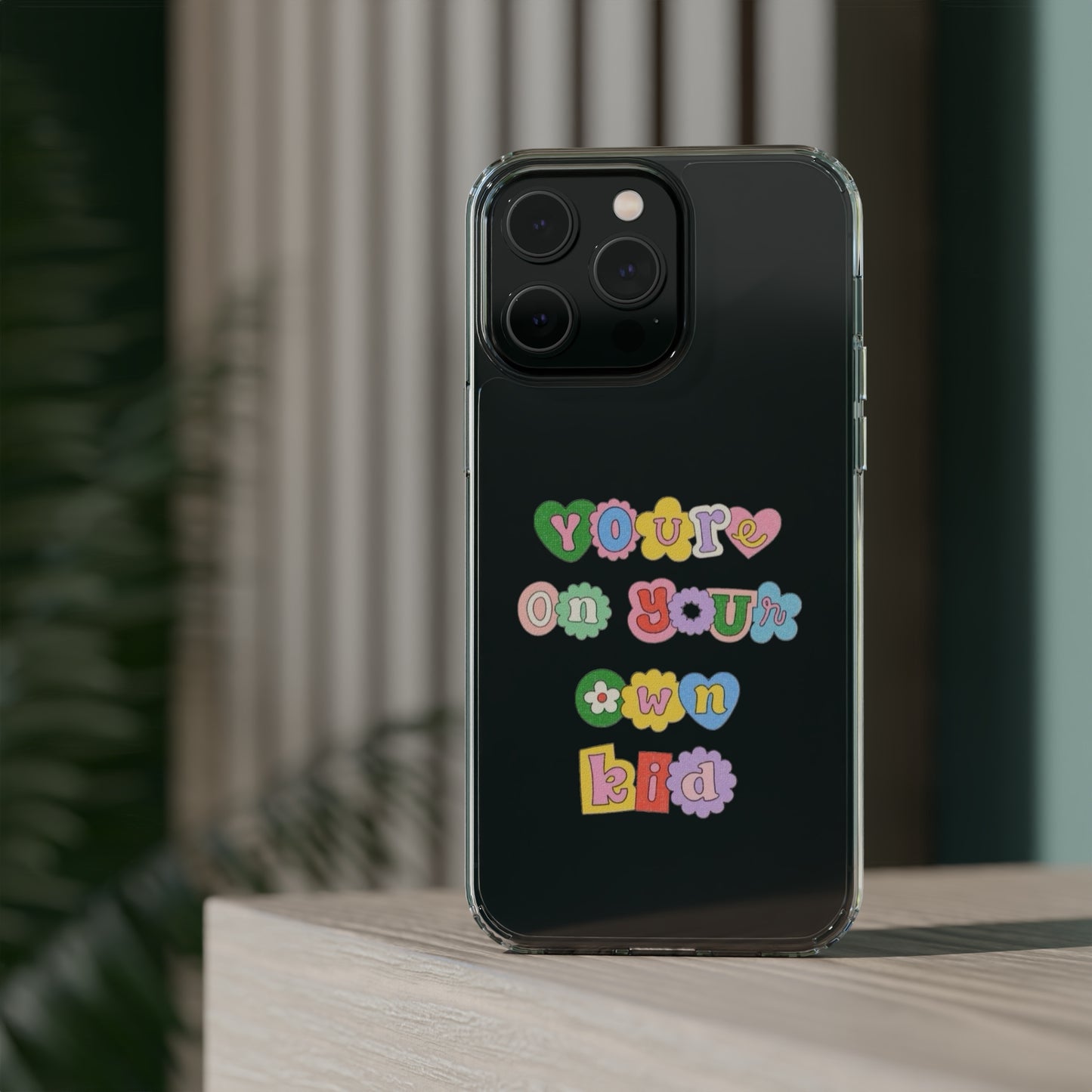 "You're on Your Own, Kid" Taylor Swift Midnights "Patch" Clear PhoneCases (Iphone & Samsung)