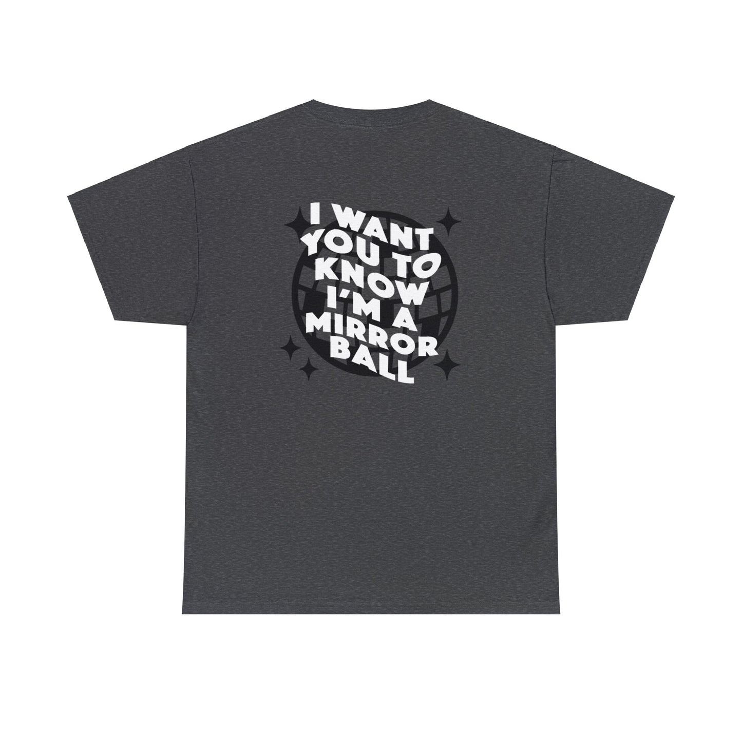 TS "I want you to know i'm a mirrorball" Folklore Unisex T-Shirt (Heavy Cotton Tee)