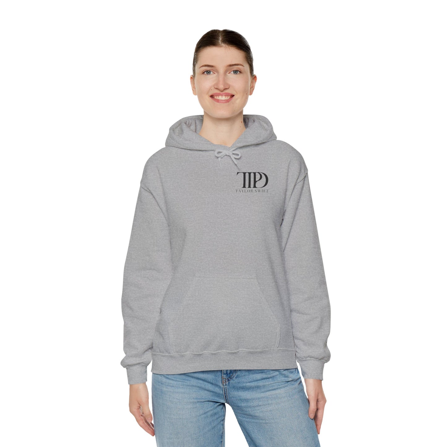 TTPD Logo "I LOVE YOU, IT'S RUINING MY LIFE" TTPD 'The Manuscript' Hoodie (TS, The Tortured Poets Department, TS 11) Unisex Heavy Blend™ Hooded Sweatshirt