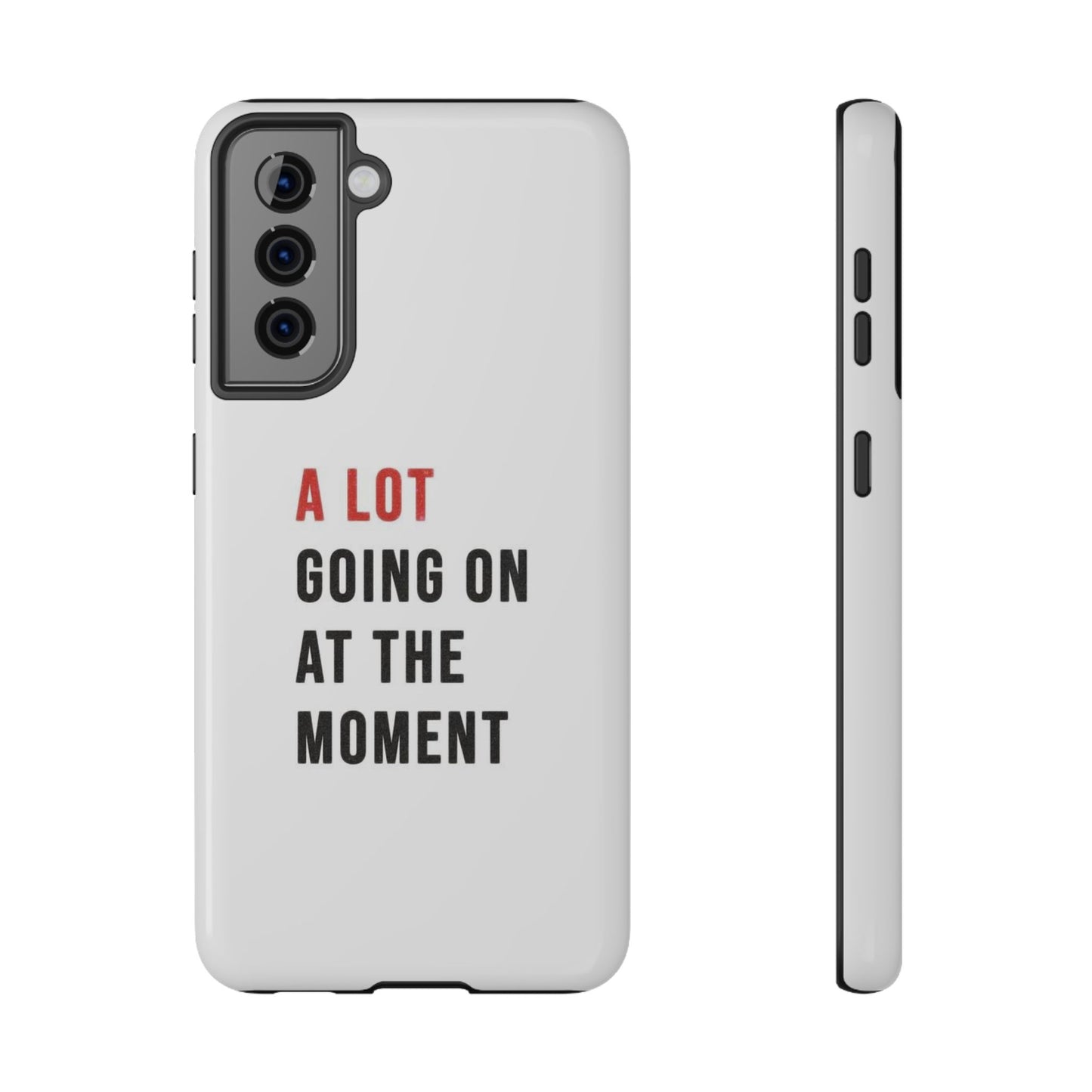 "A LOT GOING ON AT THE MOMENT" Taylor Swift Red Era Impact-Resistant Phone Cases (Iphone & Samsung)