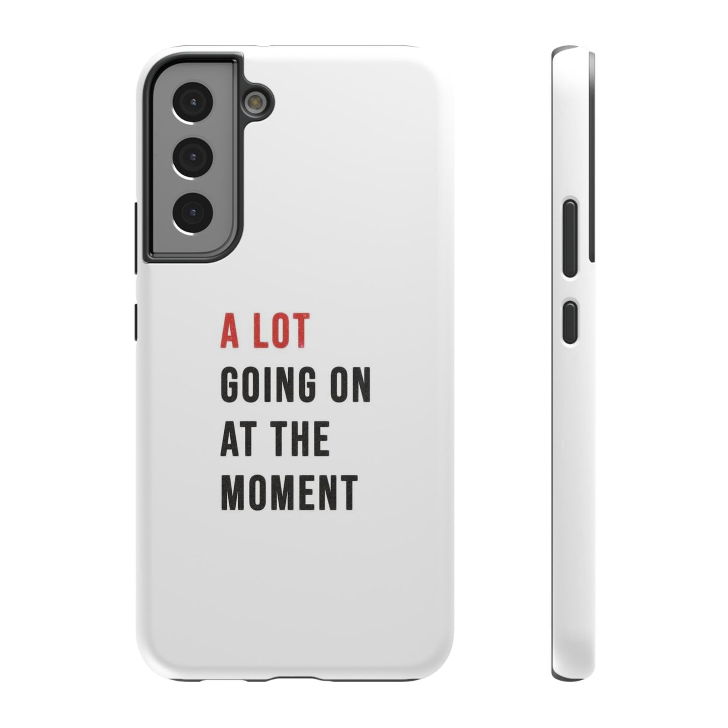 "A LOT GOING ON AT THE MOMENT" Taylor Swift Red Era Impact-Resistant Phone Cases (Iphone & Samsung)