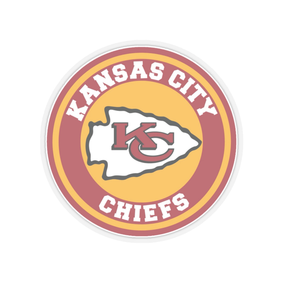 Kansas City Chiefs (KC) Travis Kelce 87 Superbowl LVIII Kiss-Cut Stickers