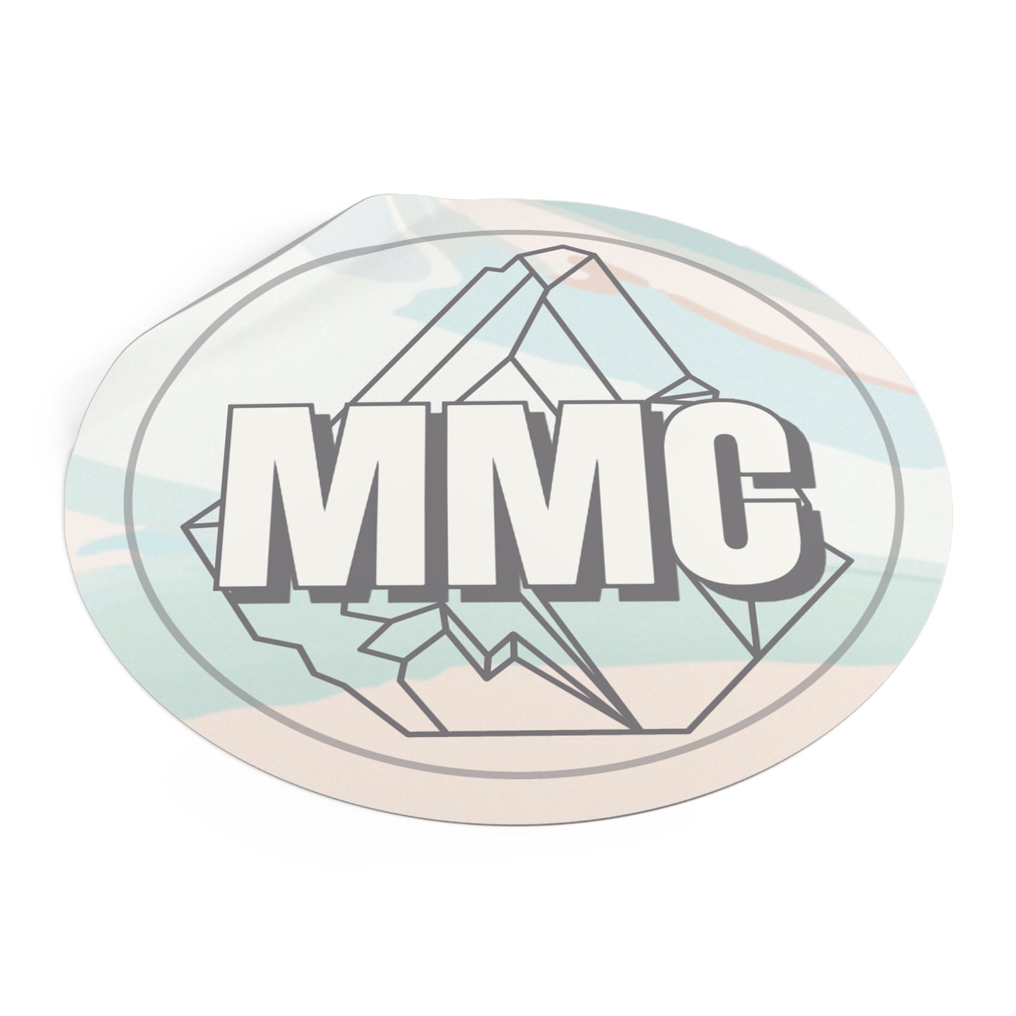 "MMC" makaylamadecreations Logo Round Vinyl Stickers