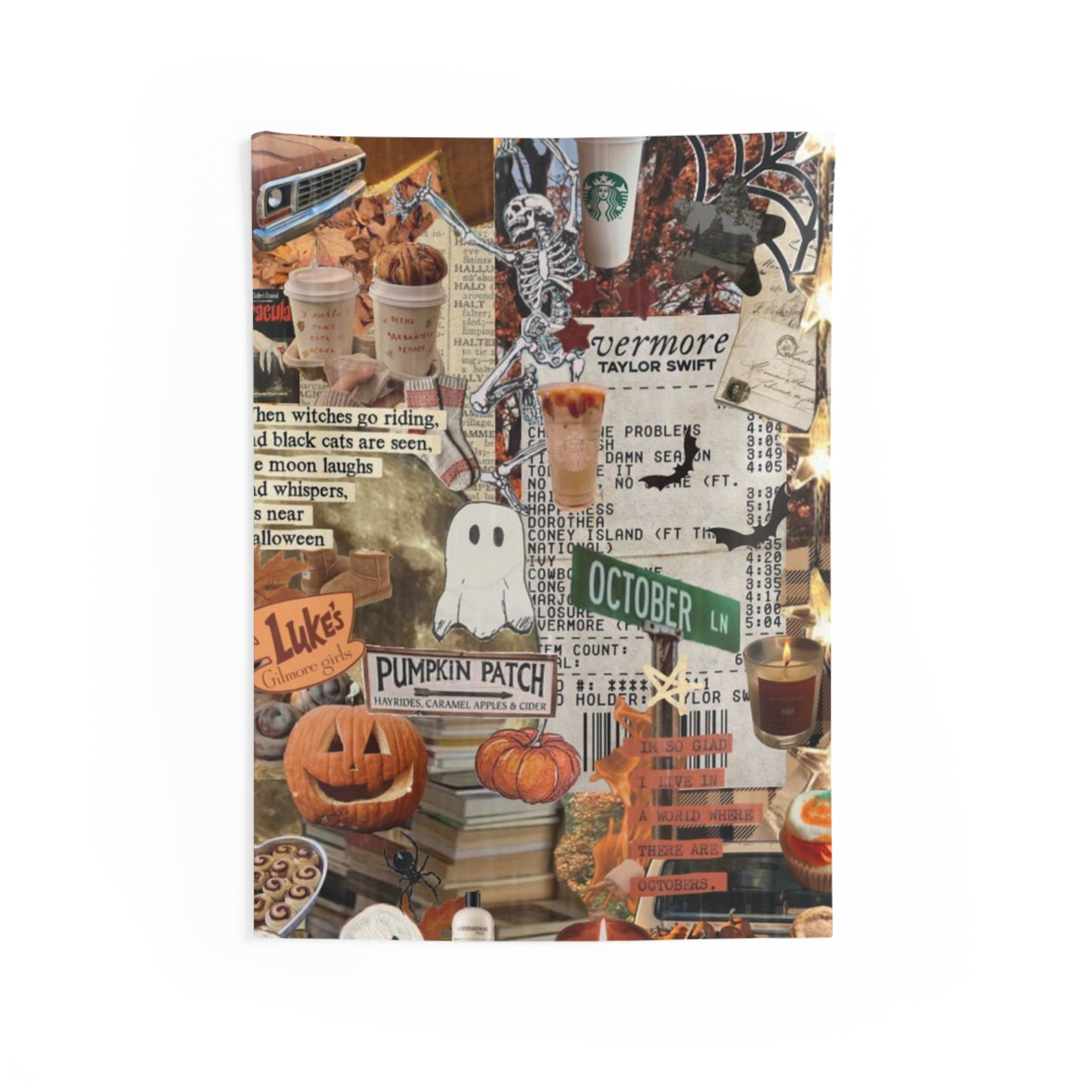 Subtle Taylor Swift Halloween Fall/Autumn Tapestry