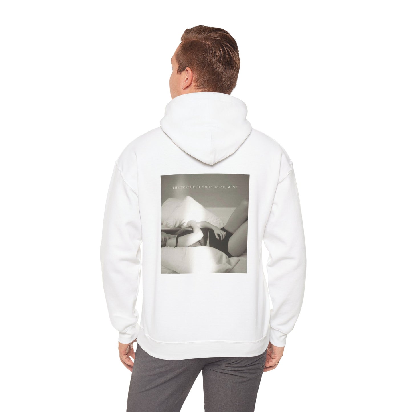 The Tortured Poets Department TS New Album Cover Unisex Heavy Blend™ Hooded Sweatshirt (TS 11)