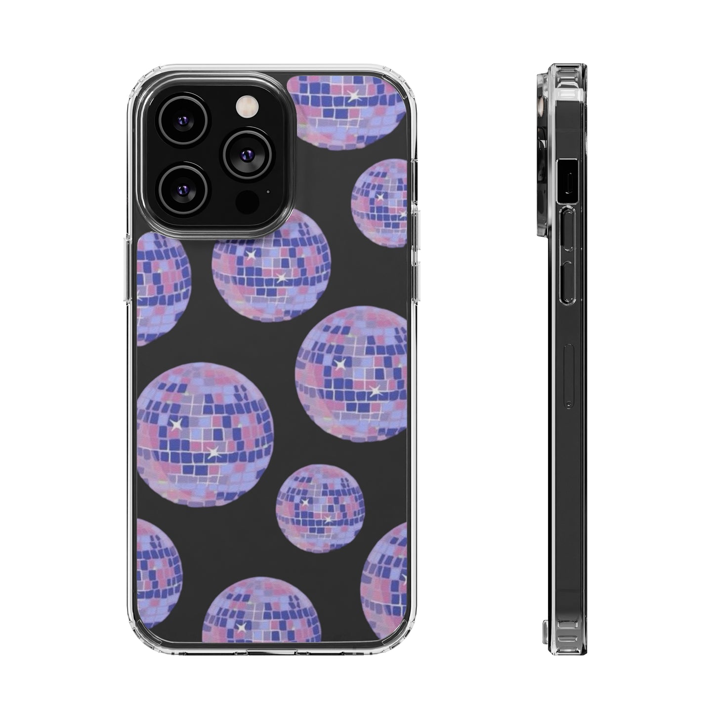 Taylor Swift Purple "Mirrorball" Folklore Inspired Clear Phone Cases (Iphone & Samsung)