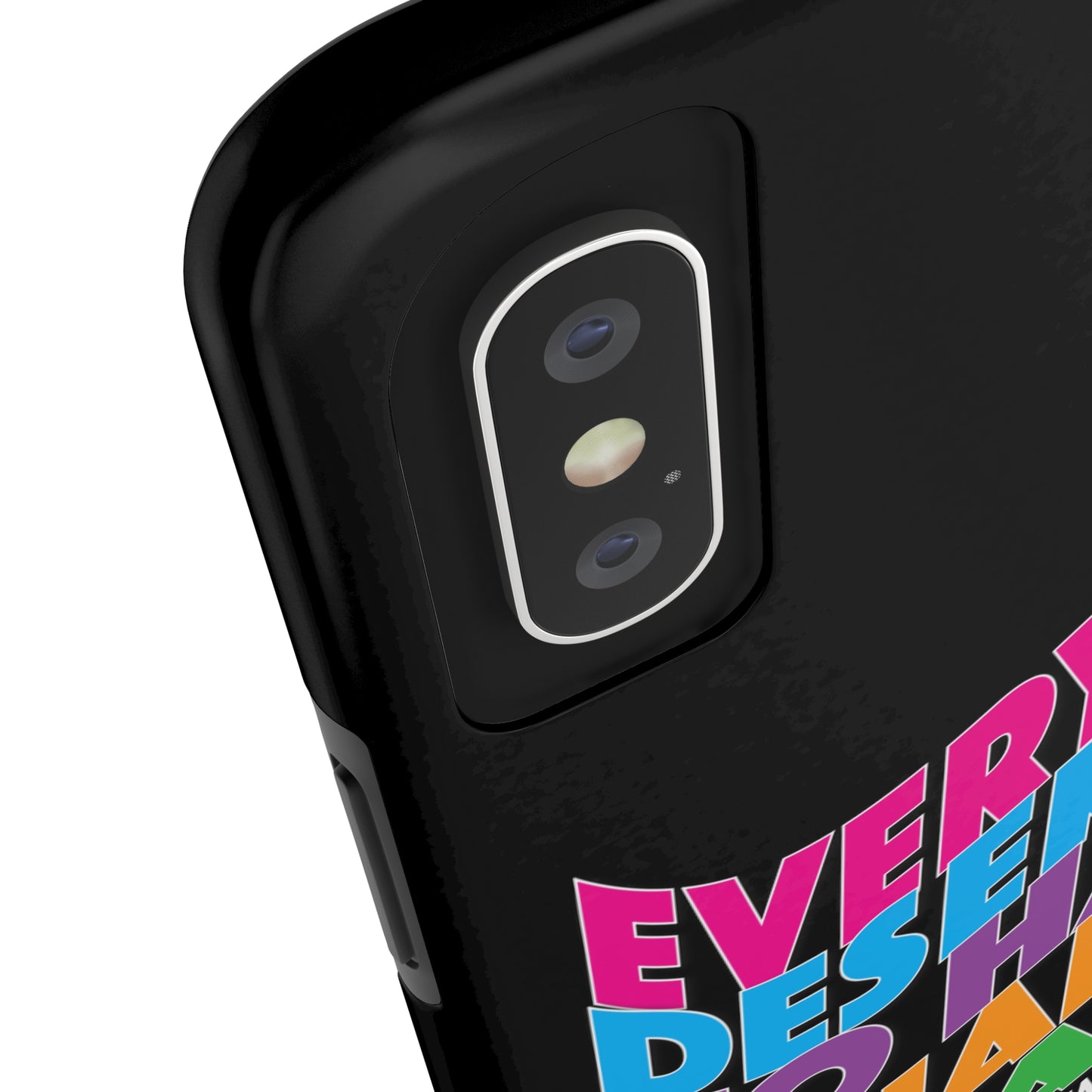 Colorful Everyone Deserves To Have A Happy Brain Tough iPhone Case | Mental Health Awareness