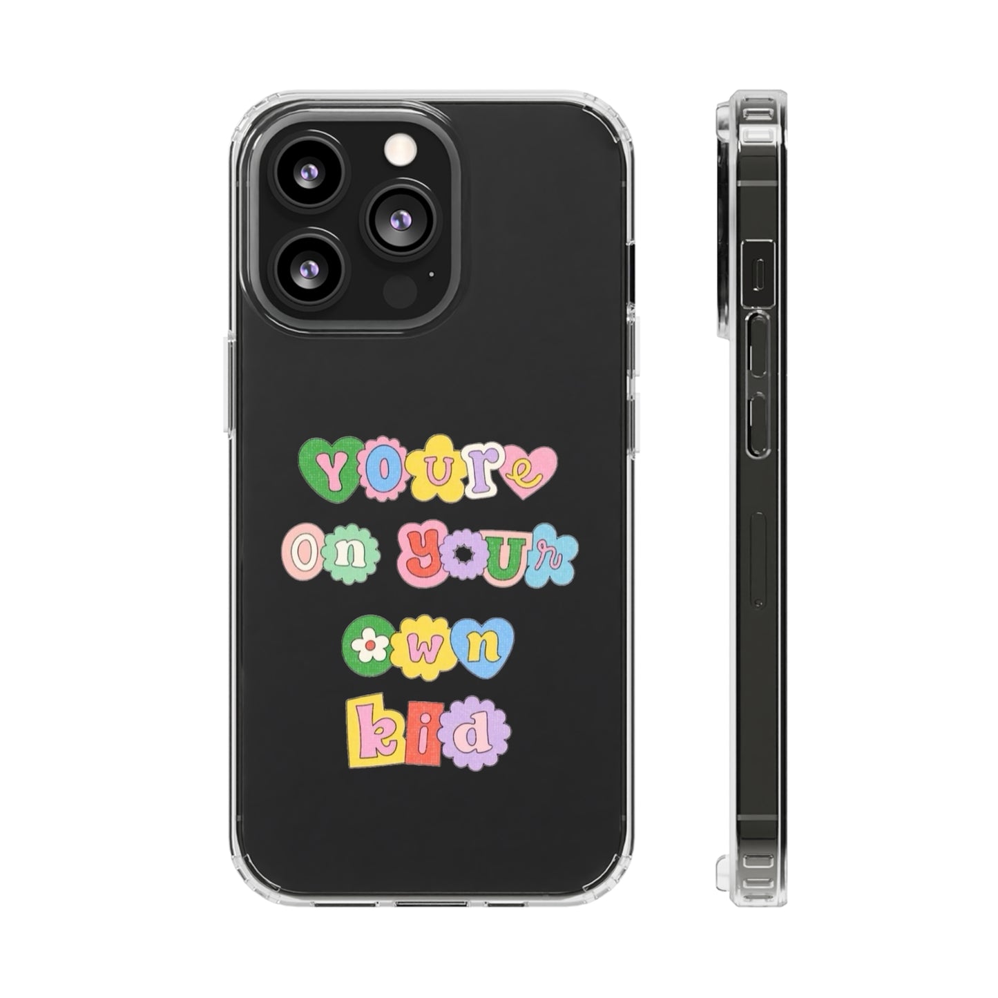 "You're on Your Own, Kid" Taylor Swift Midnights "Patch" Clear PhoneCases (Iphone & Samsung)