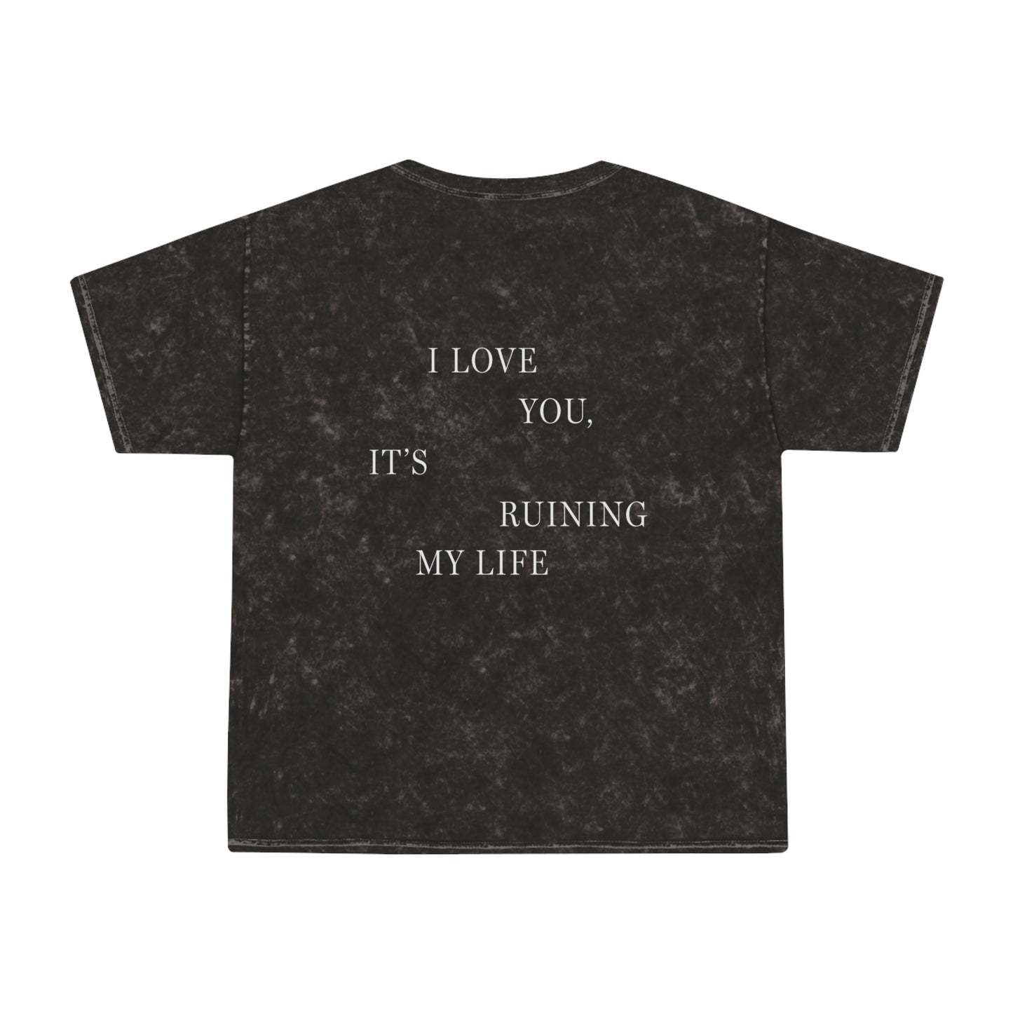 "I LOVE YOU, IT'S RUINING MY LIFE" TTPD 'The Manuscript' T-Shirt - Mineral Wash (TS, The Tortured Poets Department)