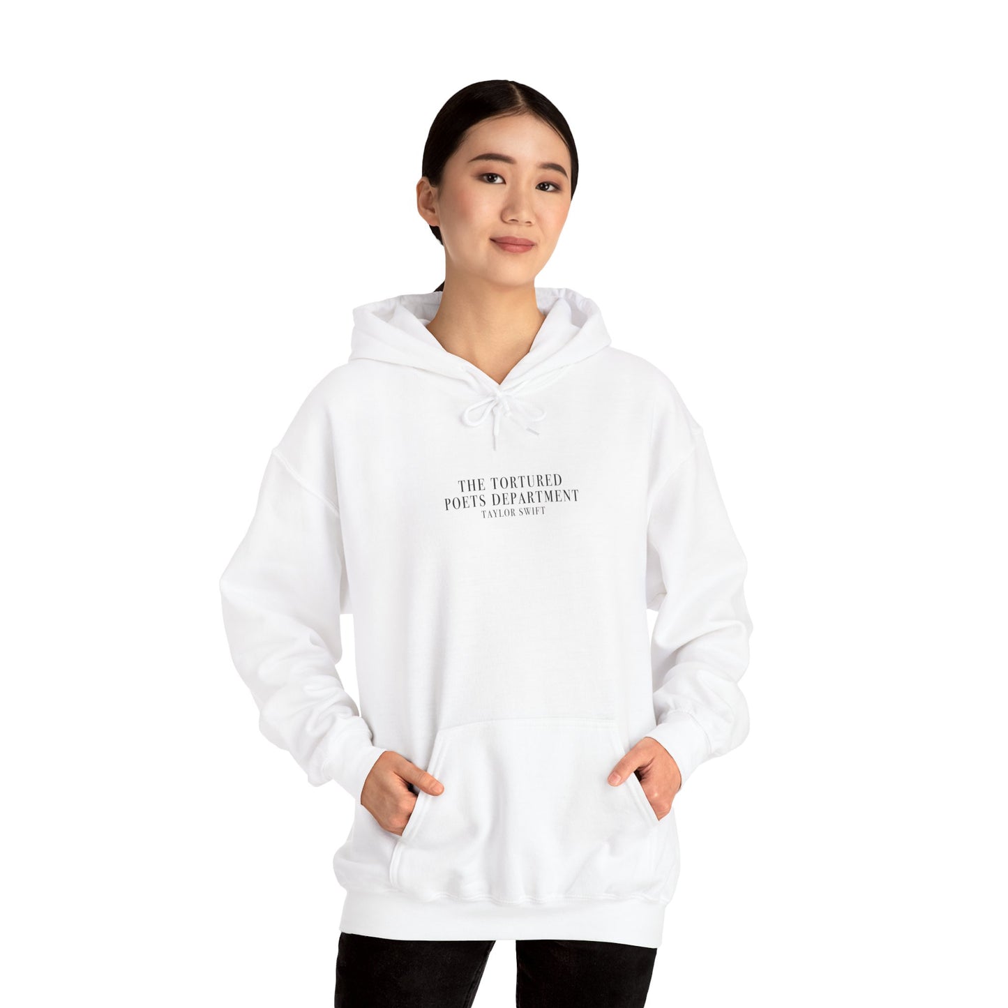 BASIC "The Tortured Poets Department Taylor Swift" (TS, The Tortured Poets Department, Basic Hoodie ,Unisex Heavy Blend™ Hooded Sweatshirt)