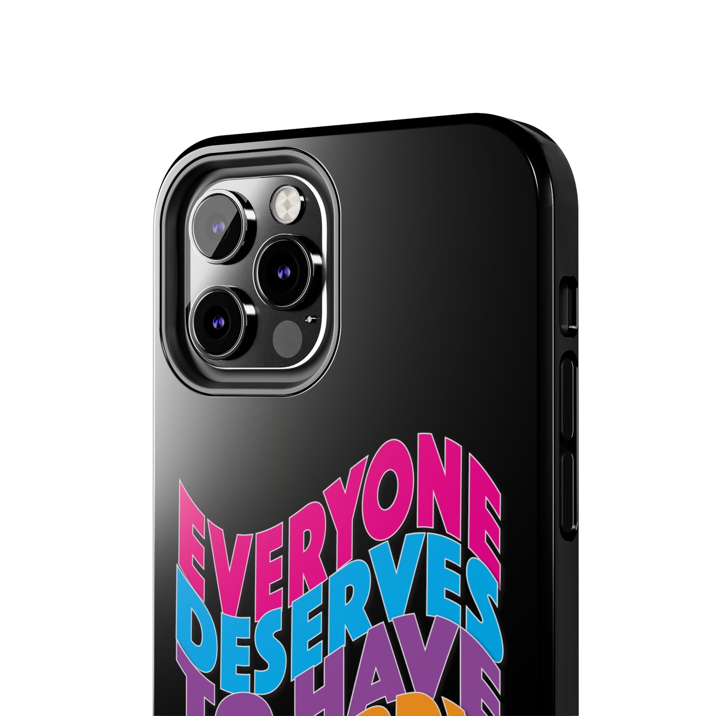 Colorful Everyone Deserves To Have A Happy Brain Tough iPhone Case | Mental Health Awareness