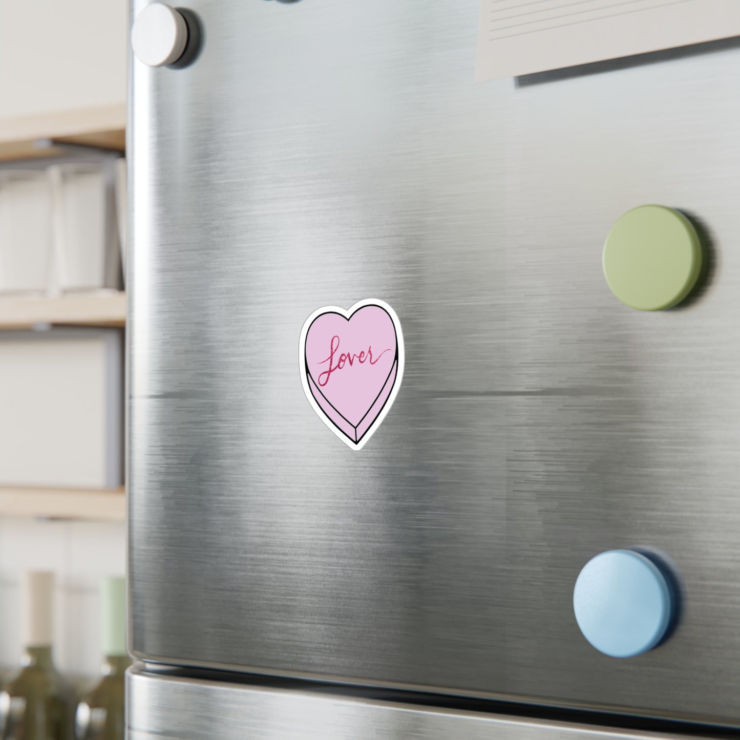 TS "Lover" Valentine's Day Candy Heart Kiss-Cut Vinyl Decals