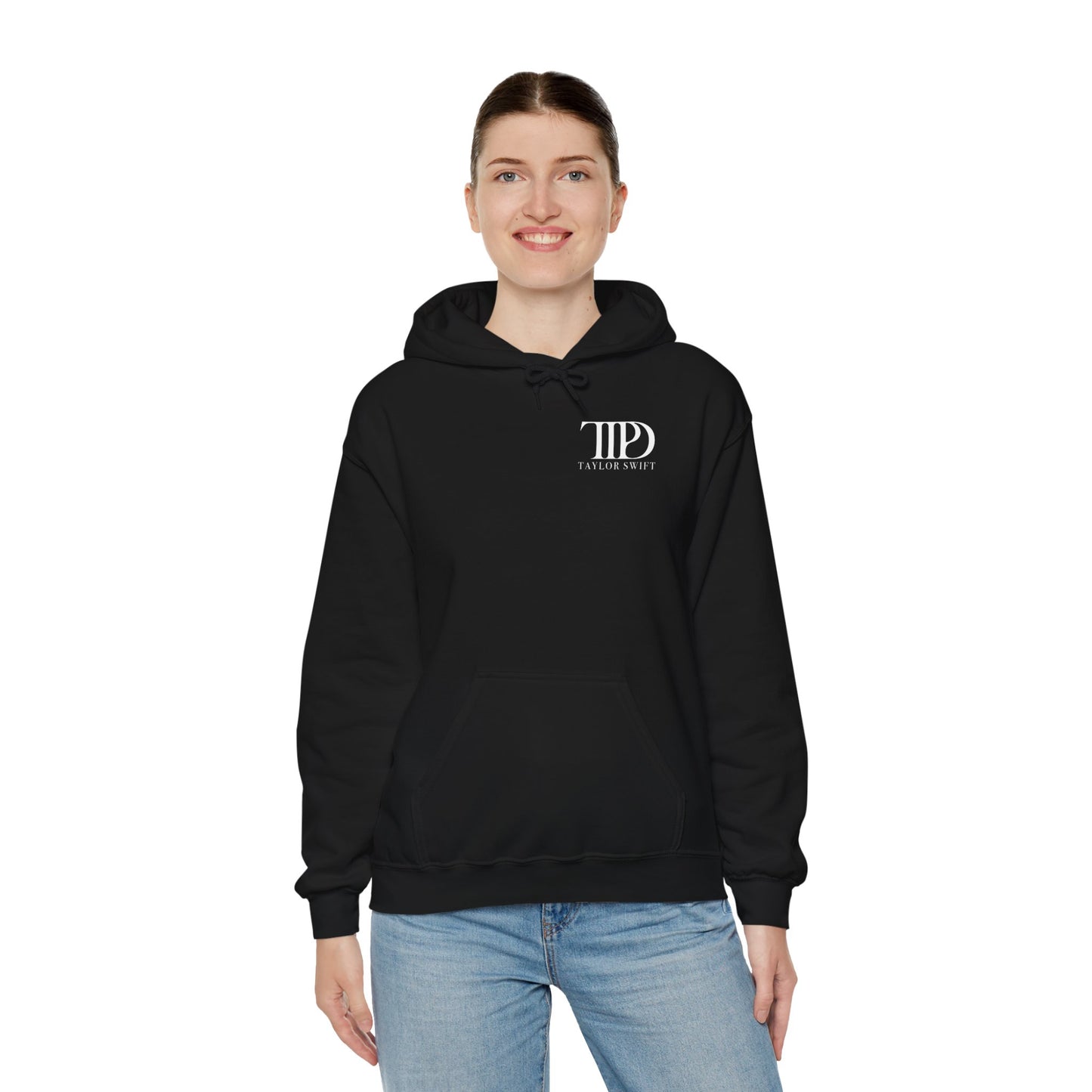 TTPD Logo "I LOVE YOU, IT'S RUINING MY LIFE" TTPD 'The Manuscript' Hoodie (TS, The Tortured Poets Department, TS 11) Unisex Heavy Blend™ Hooded Sweatshirt