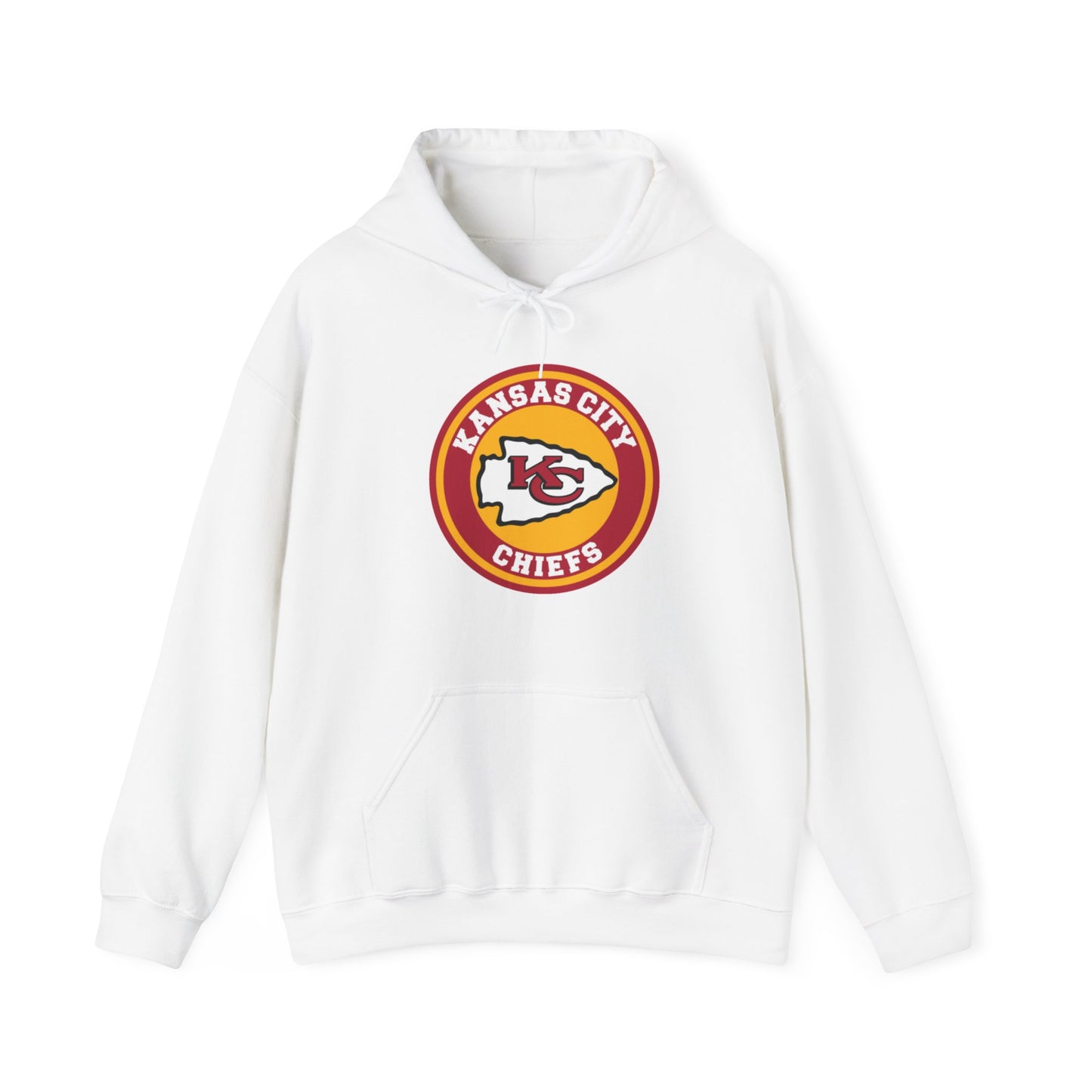 Kansas City Chiefs (KC) Travis Kelce 87 Superbowl LVIII Unisex Heavy Blend™ Hooded Sweatshirt