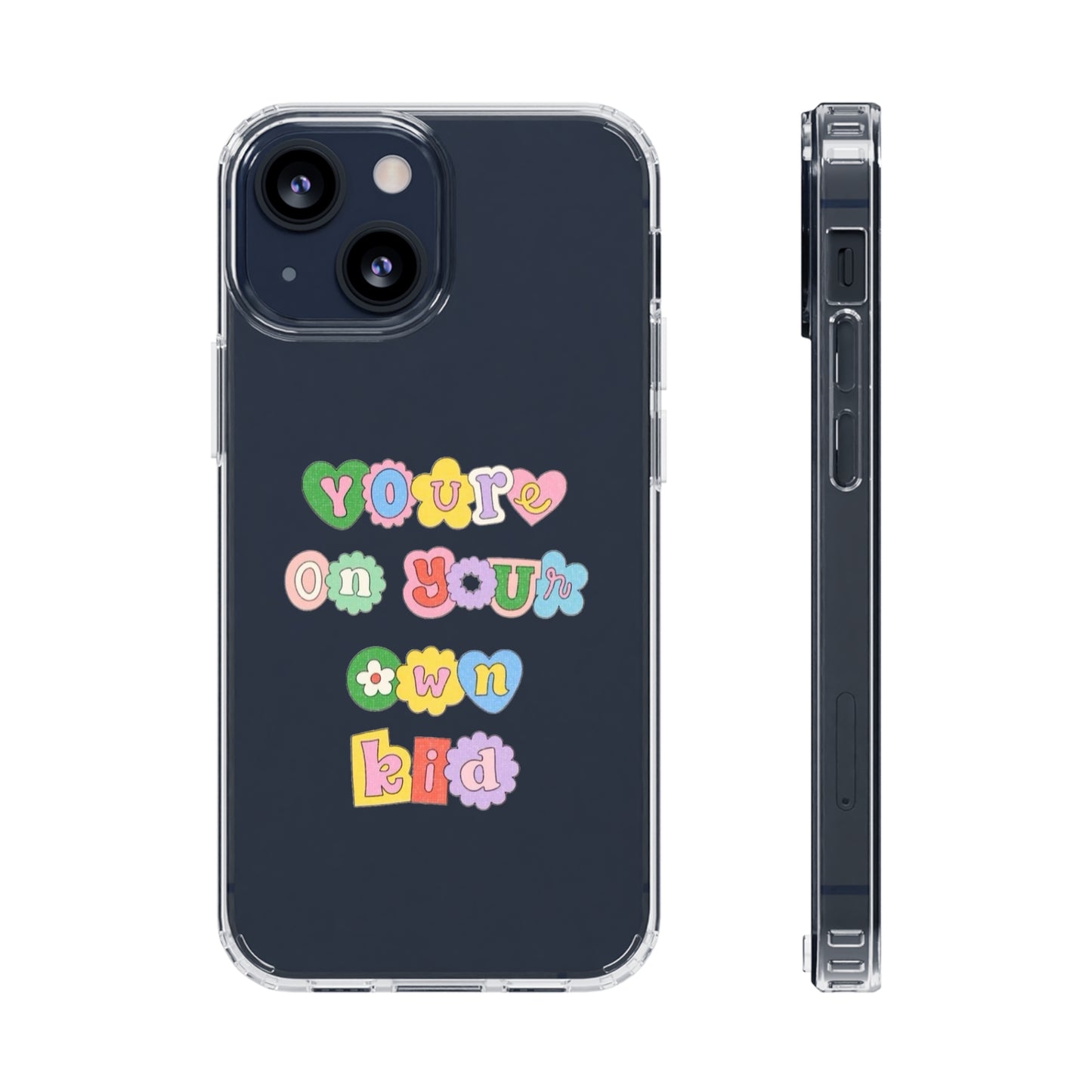 "You're on Your Own, Kid" Taylor Swift Midnights "Patch" Clear PhoneCases (Iphone & Samsung)