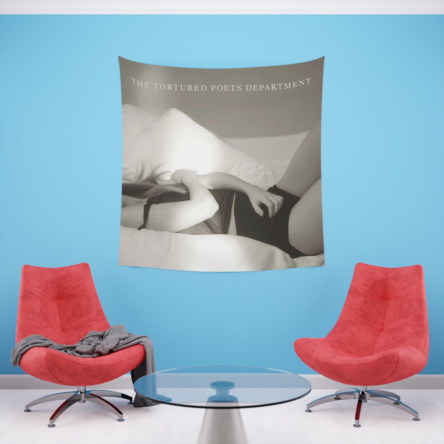 The Tortured Poets Department (TS TTPD, TS 11)  Printed Wall Tapestry