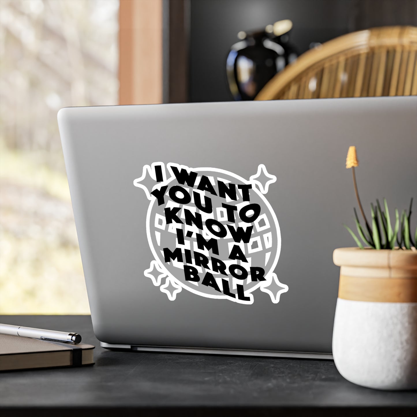 TS "I want you to know i'm a mirrorball" Folklore Stickers (Kiss-Cut Vinyl Decals)