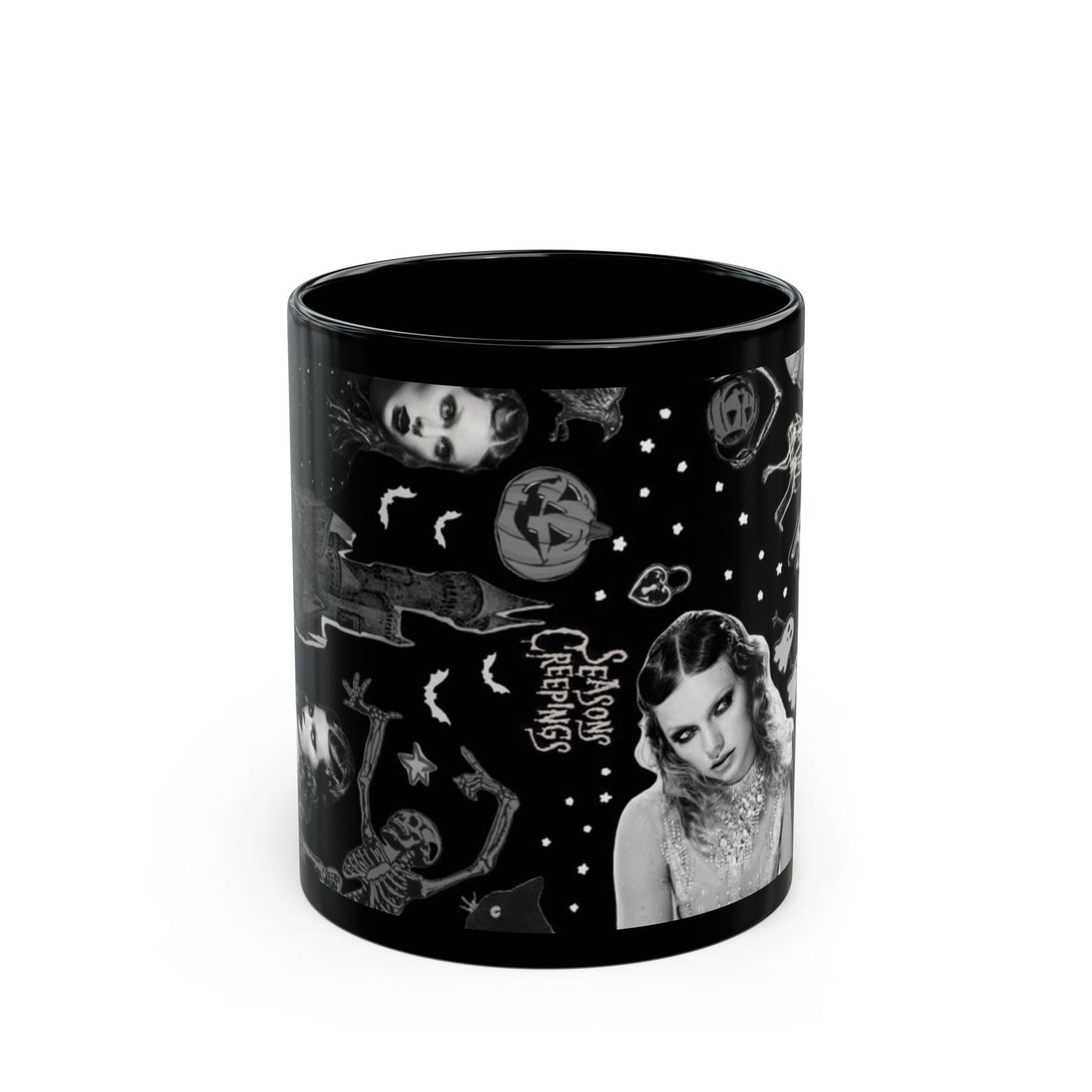 Black Taylor Swift Halloween Mug (11oz, 15oz)