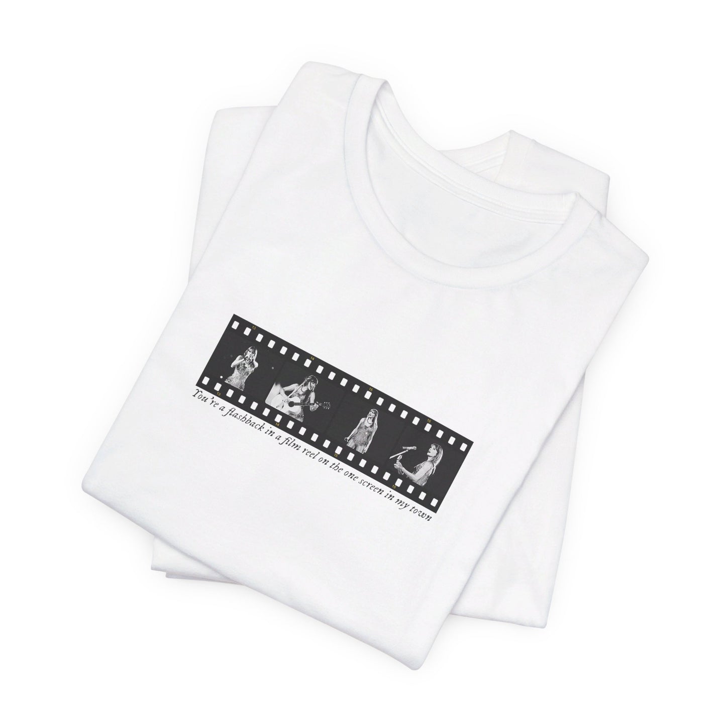 TS Film Strip Eras Tour Unisex Jersey Short Sleeve Tee