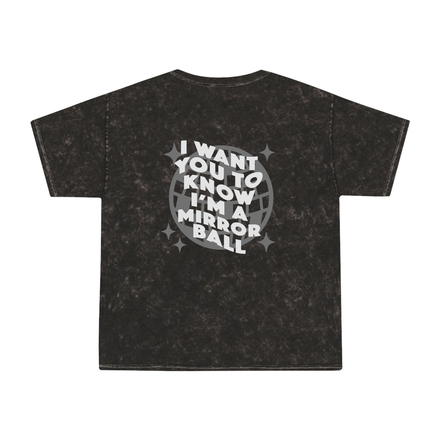 TS "I want you to know i'm a mirrorball" Folklore Unisex Mineral Wash T-Shirt