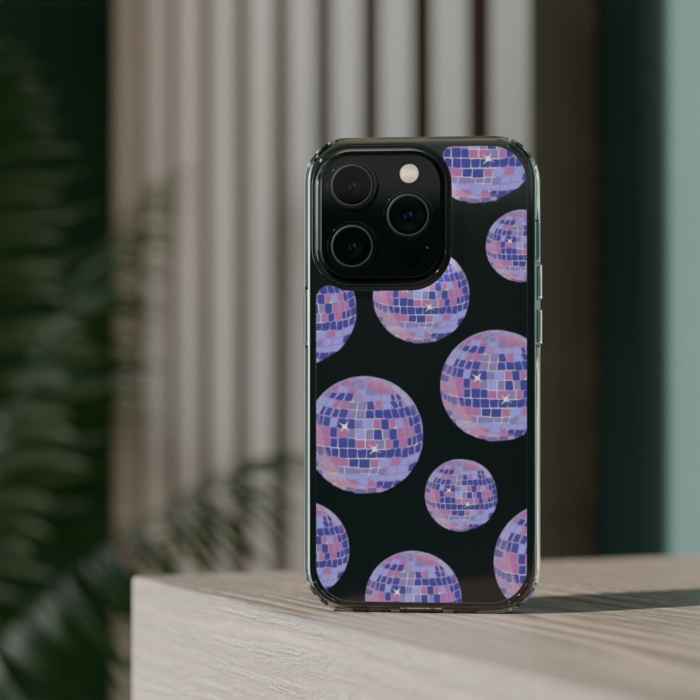 Taylor Swift Purple "Mirrorball" Folklore Inspired Clear Phone Cases (Iphone & Samsung)