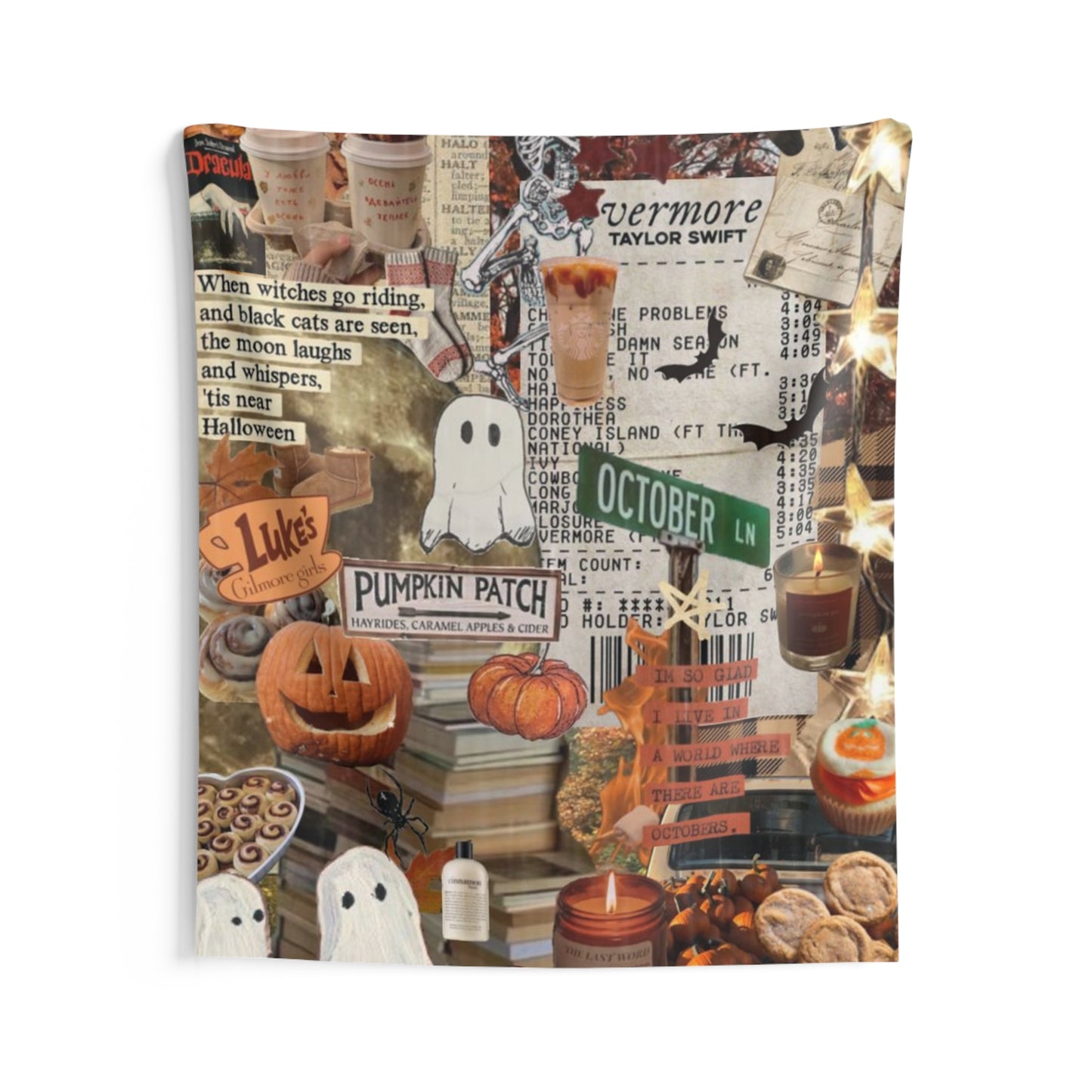 Subtle Taylor Swift Halloween Fall/Autumn Tapestry