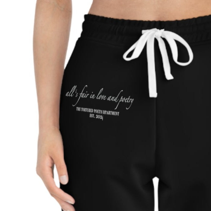 "all's fair in love and poetry" TS (The Tortured Poets Department TS 11) Athletic Joggers (AOP)