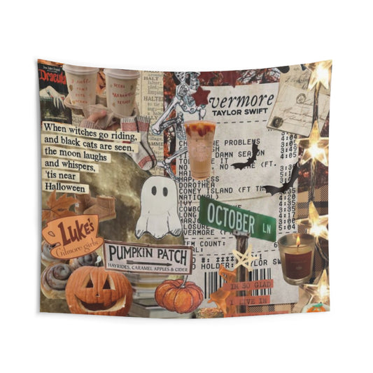 Subtle Taylor Swift Halloween Fall/Autumn Tapestry