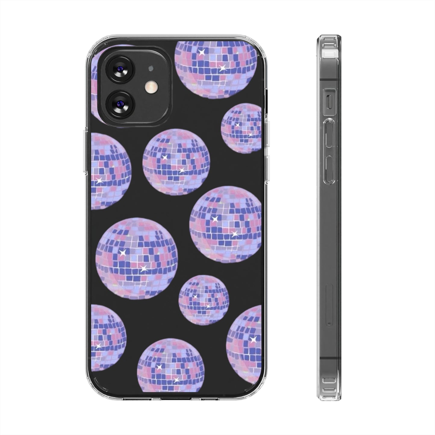 Taylor Swift Purple "Mirrorball" Folklore Inspired Clear Phone Cases (Iphone & Samsung)