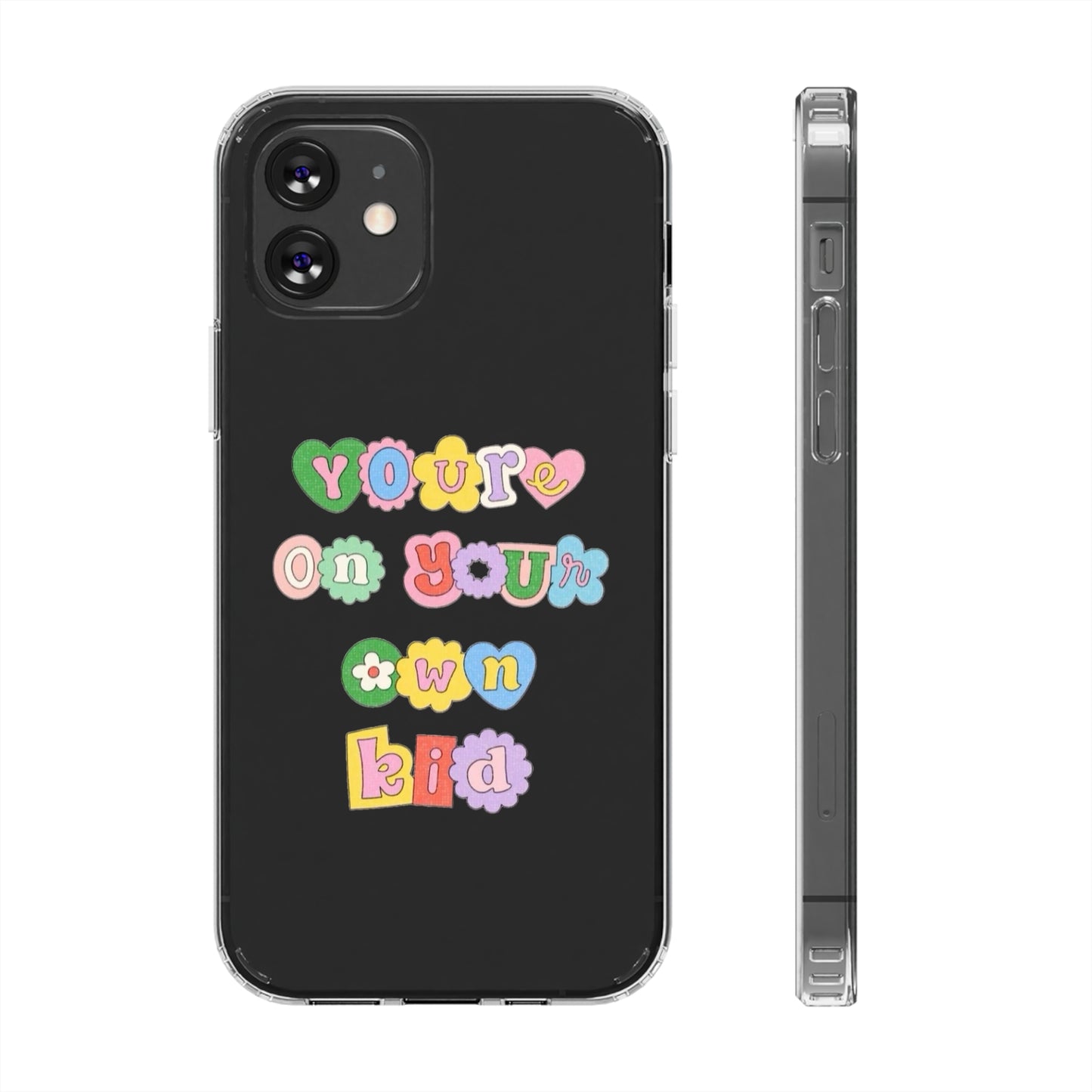 "You're on Your Own, Kid" Taylor Swift Midnights "Patch" Clear PhoneCases (Iphone & Samsung)