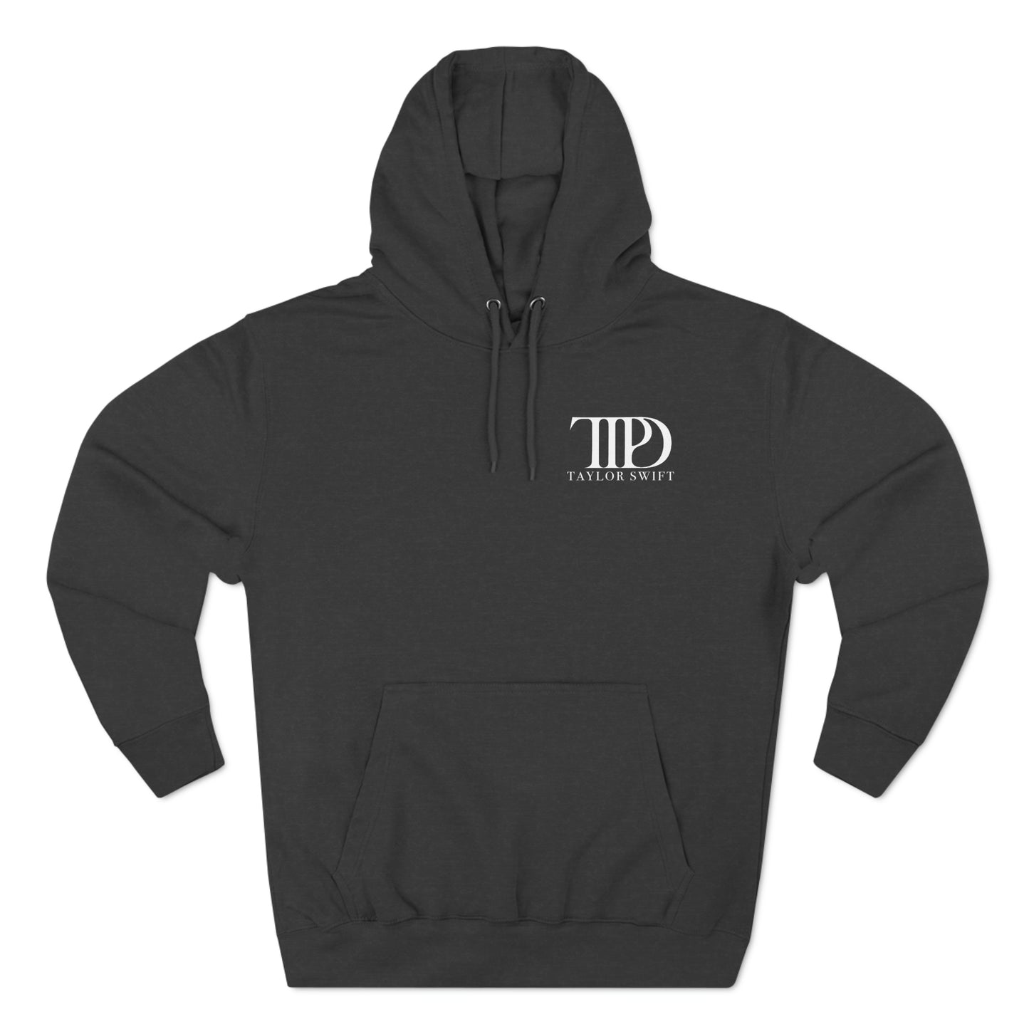 "OLD HABITS DIE SCREAMING" TTPD 'The Black Dog' Variant Hoodie (TS, The Tortured Poets Department, Three-Panel Fleece Hoodie)