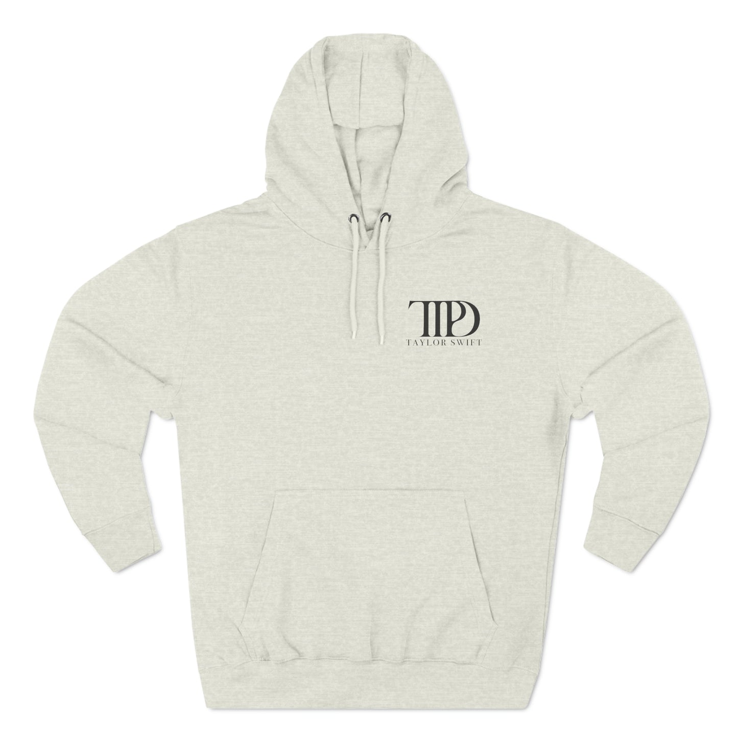 "OLD HABITS DIE SCREAMING" TTPD 'The Black Dog' Variant Hoodie (TS, The Tortured Poets Department, Three-Panel Fleece Hoodie)